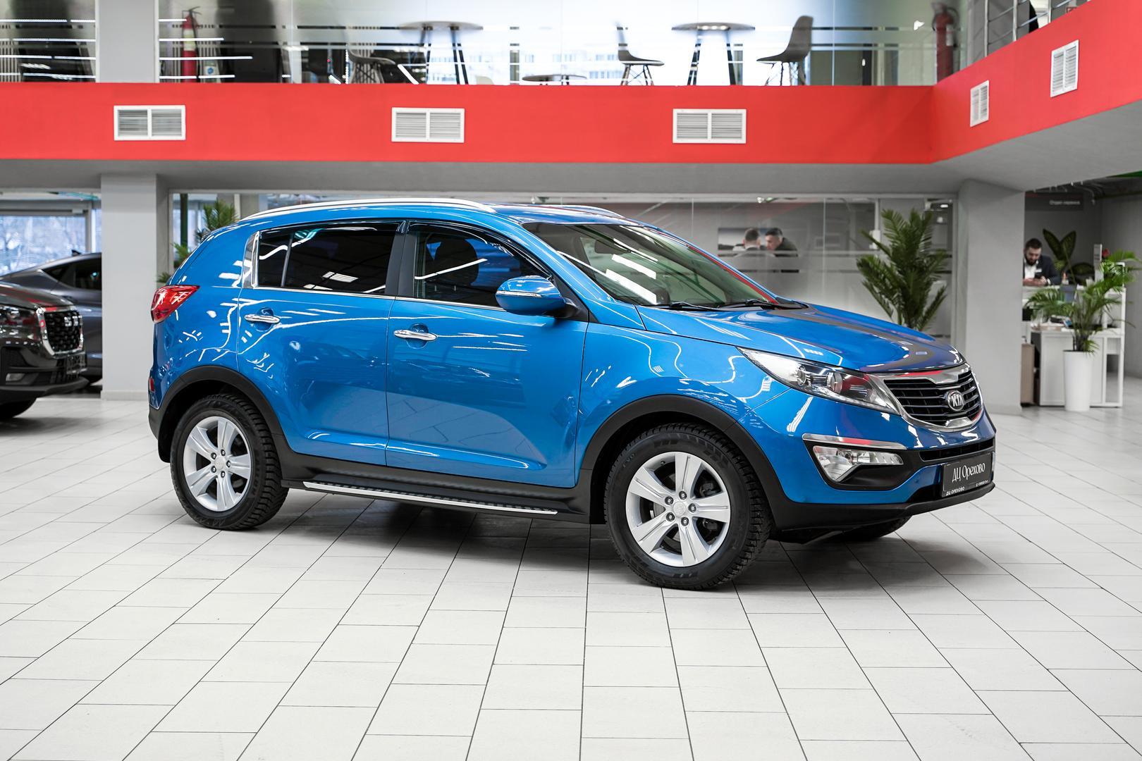 Kia Sportage 2013, синий, ДЦ Орехово