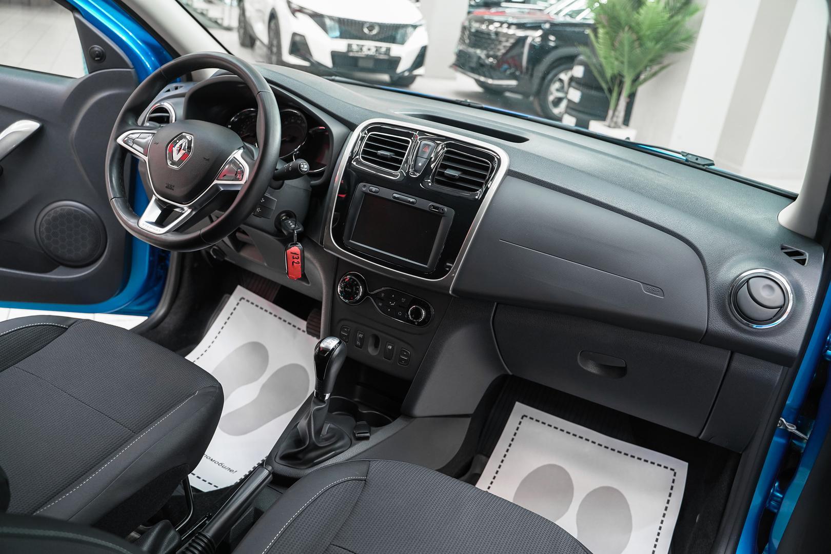 Renault Sandero 2021, синий, ДЦ Орехово