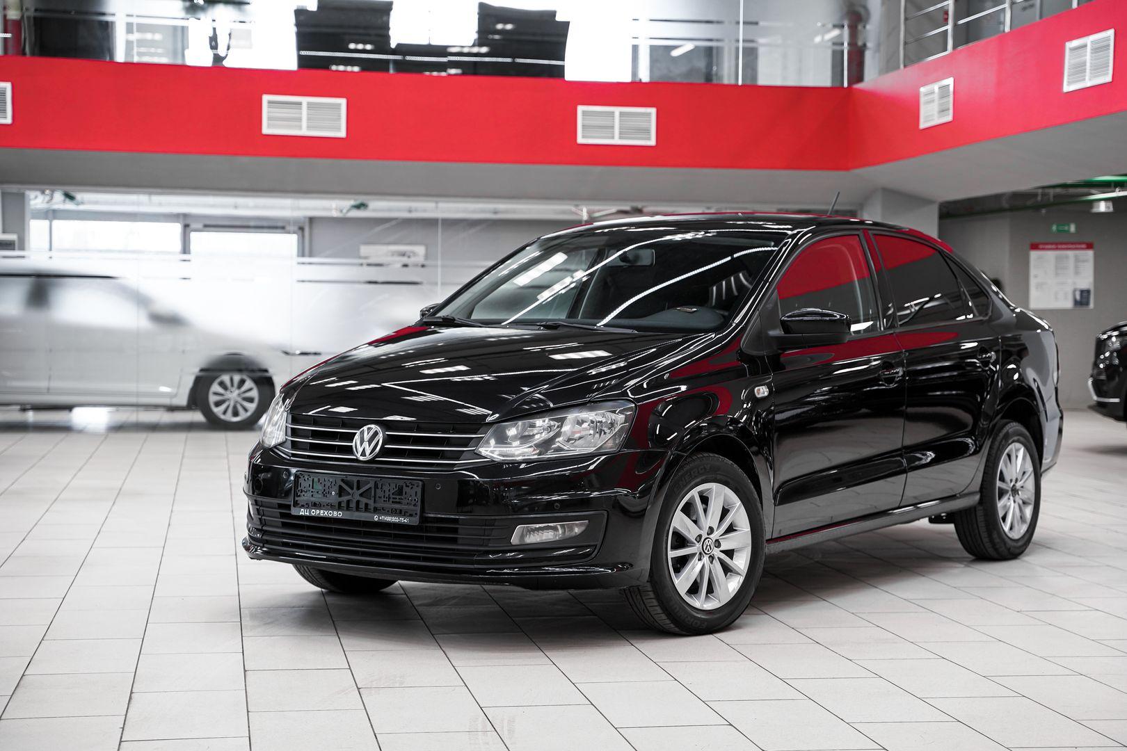 Volkswagen Polo 2020, черный, ДЦ Орехово