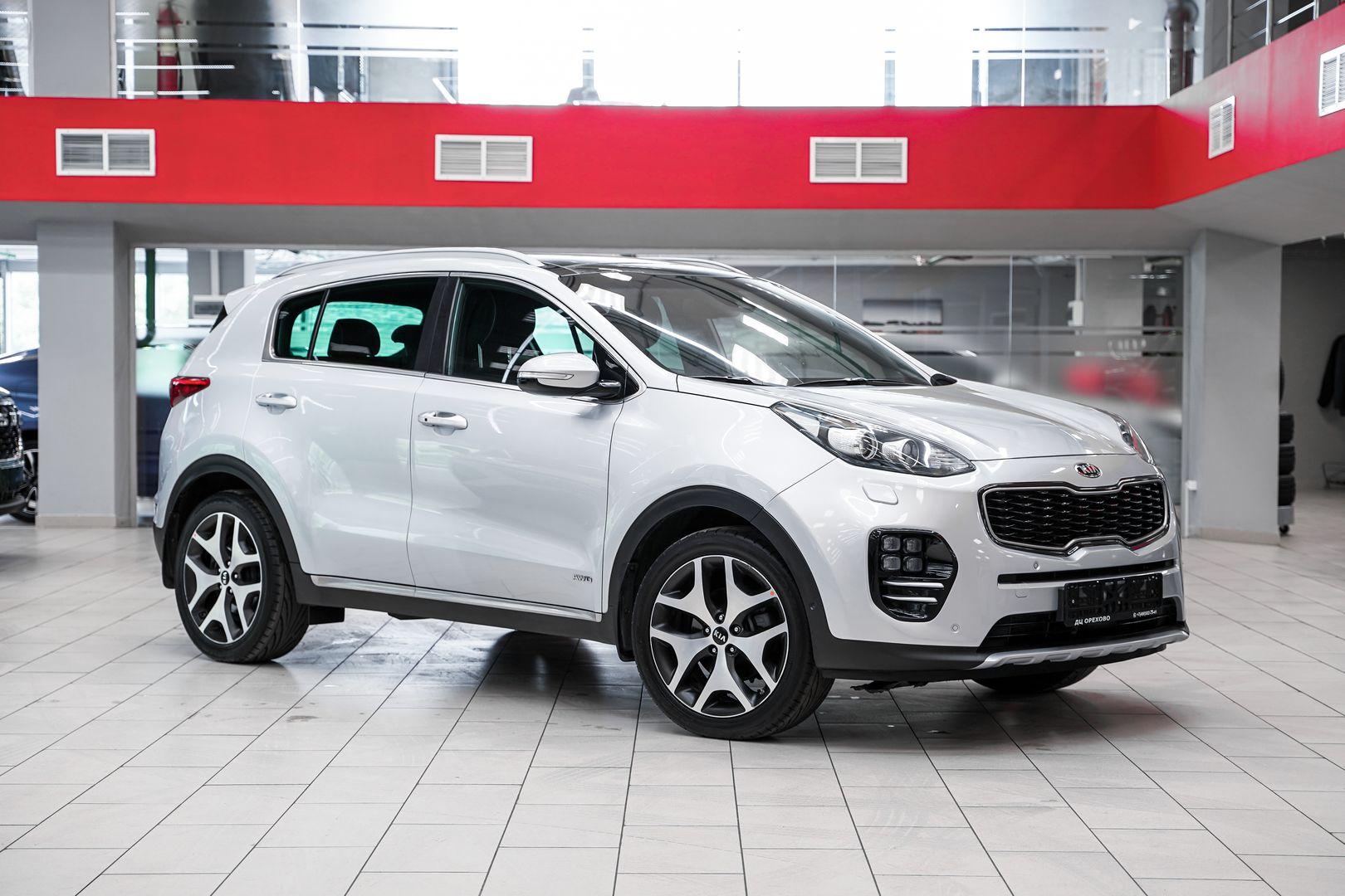 Kia Sportage 2016, серебряный, ДЦ Орехово