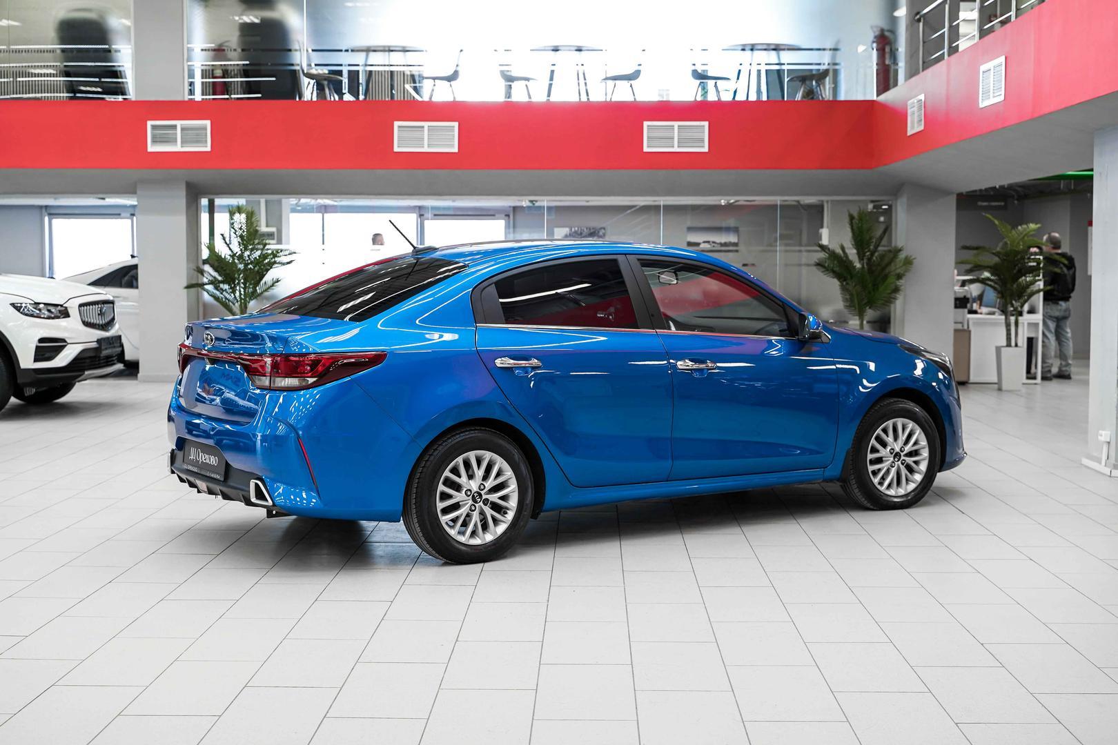 Kia Rio 2021, синий, ДЦ Орехово