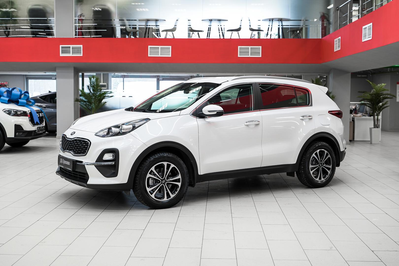 Kia Sportage 2021, белый, ДЦ Орехово