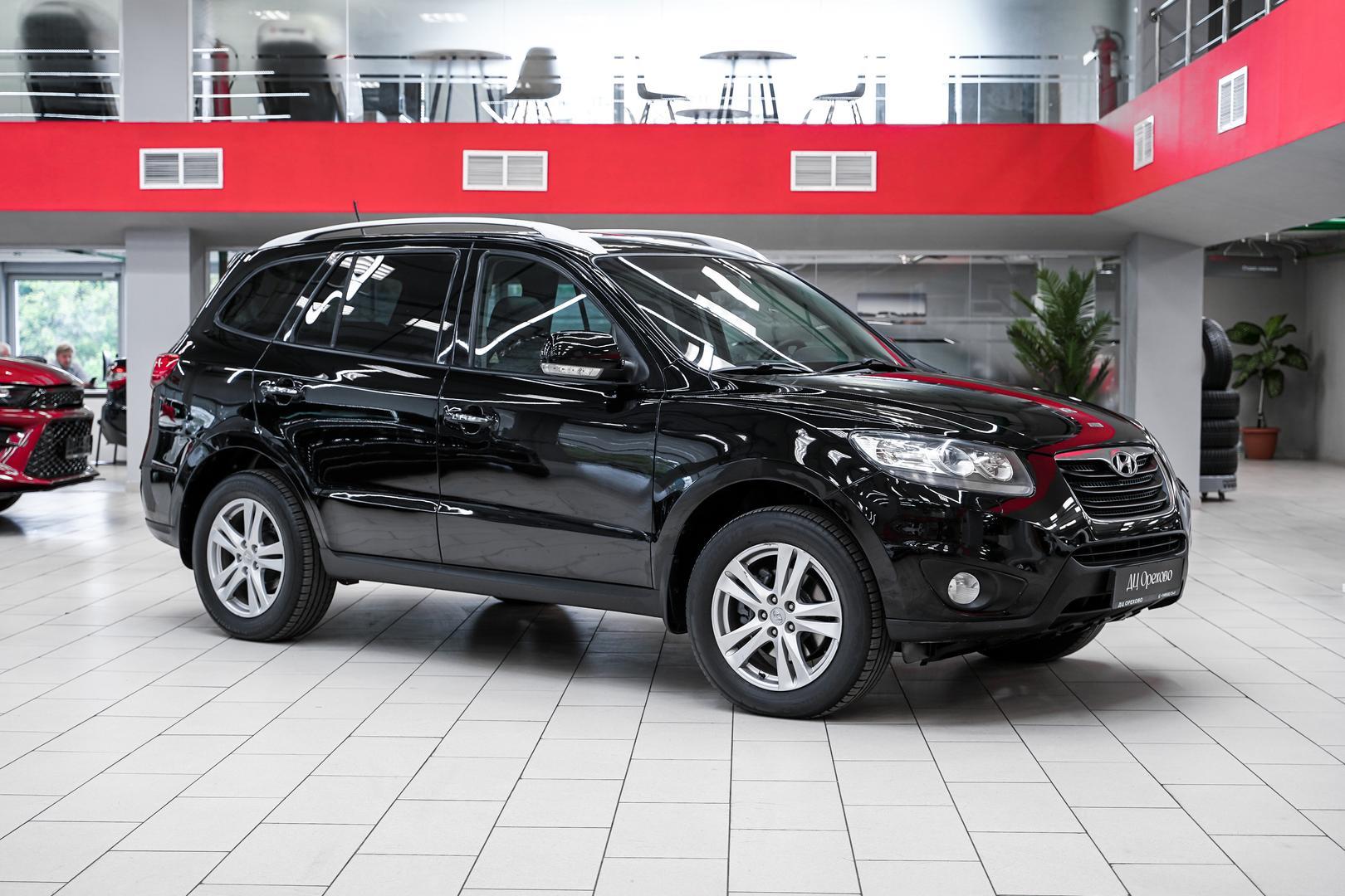 Hyundai Santa Fe 2010, черный, ДЦ Орехово