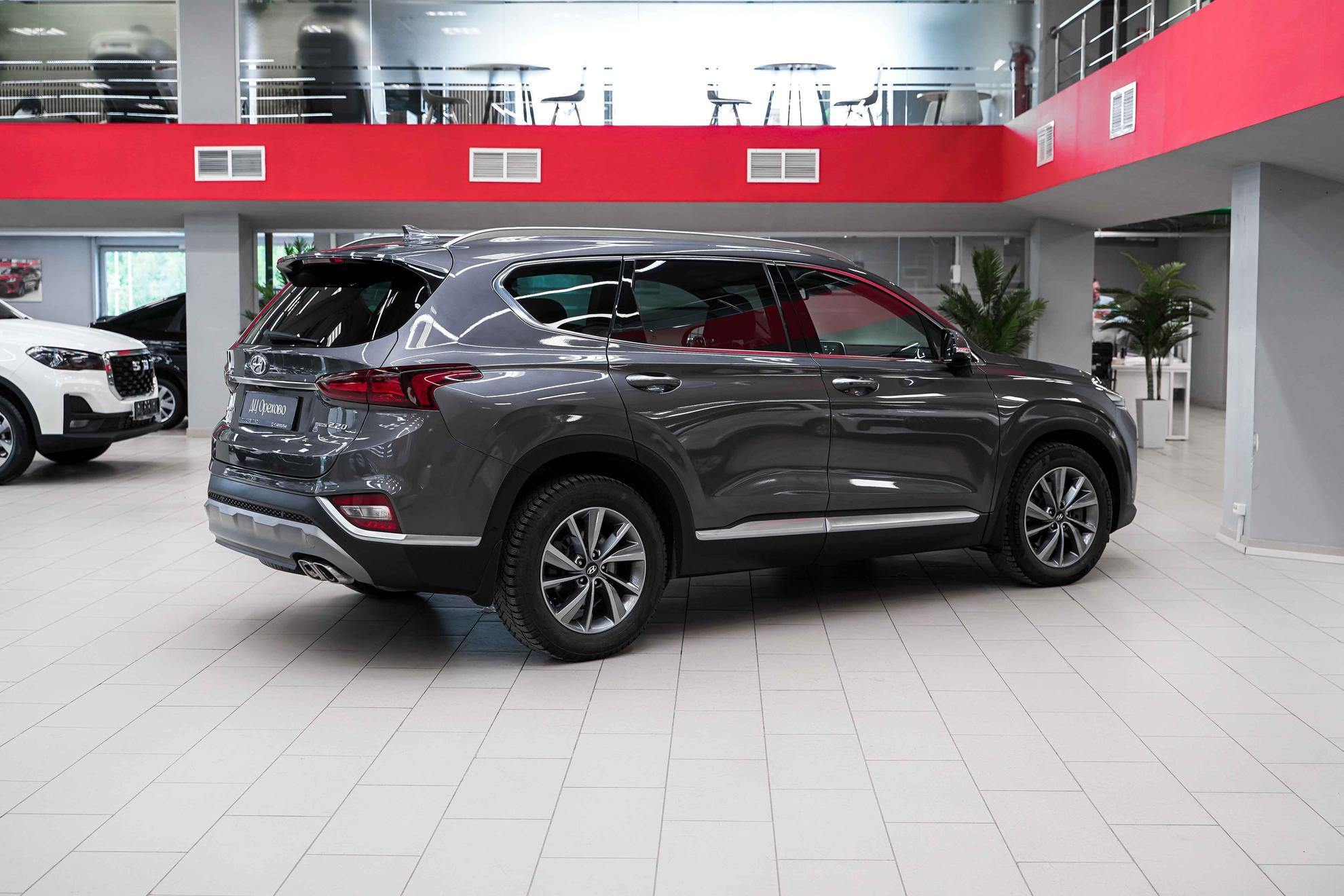 Hyundai Santa Fe 2019, серый, ДЦ Орехово