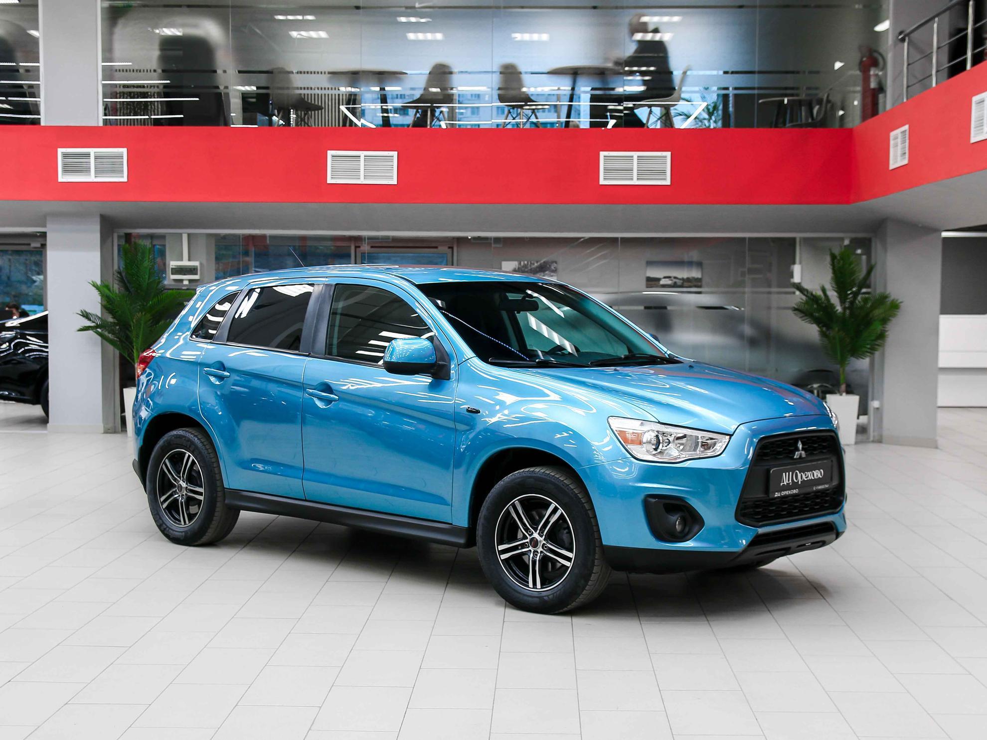 Mitsubishi ASX 2013, голубой, ДЦ Орехово
