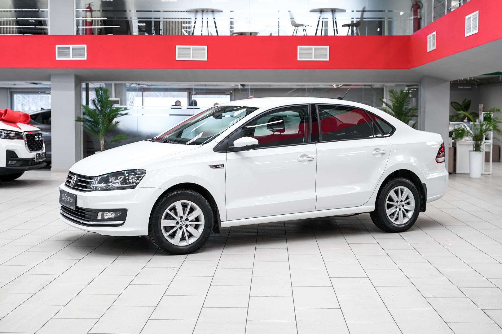 Volkswagen Polo 2018, белый, ДЦ Орехово
