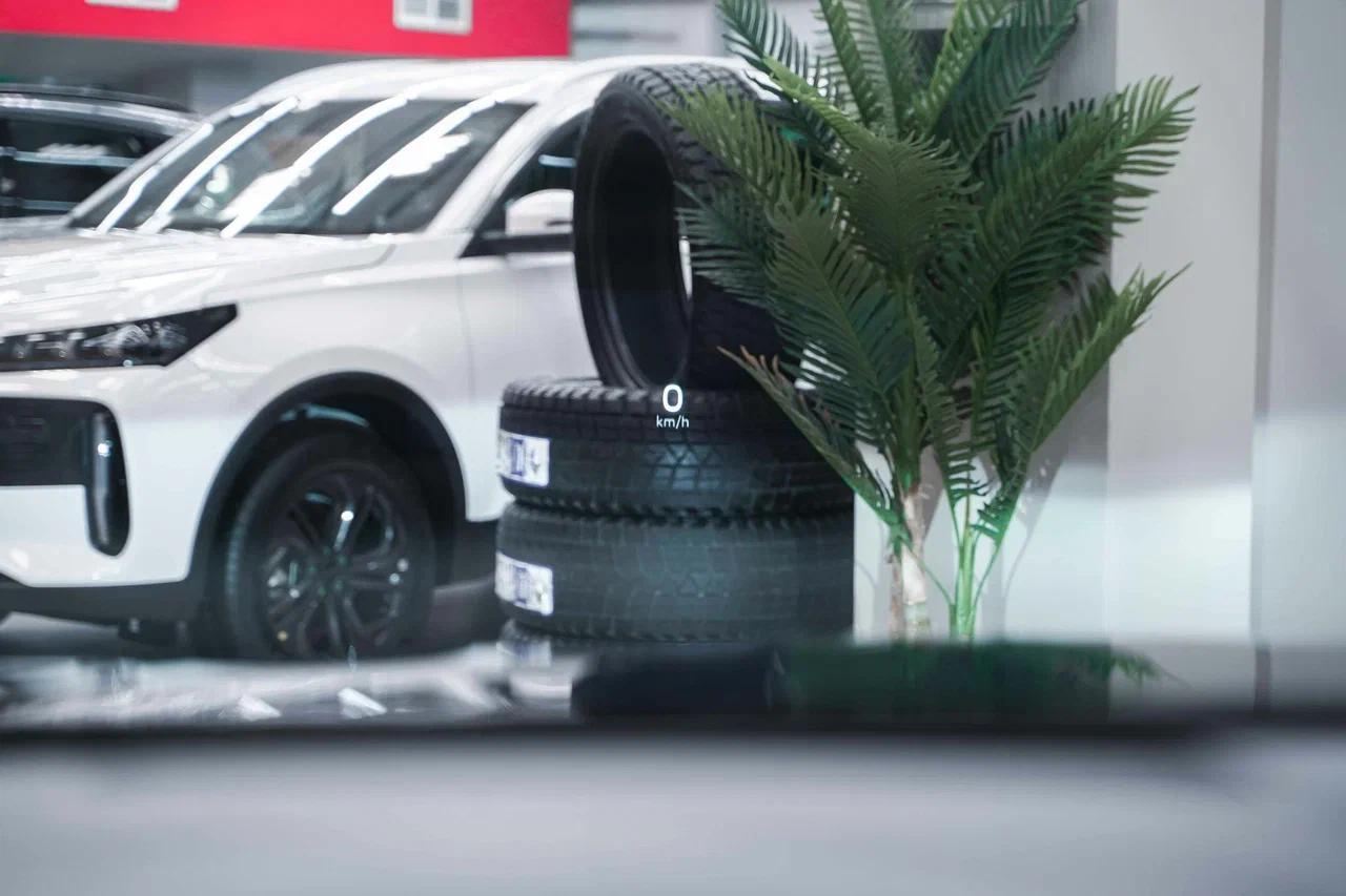Geely Monjaro 2023, зеленый, ДЦ Орехово