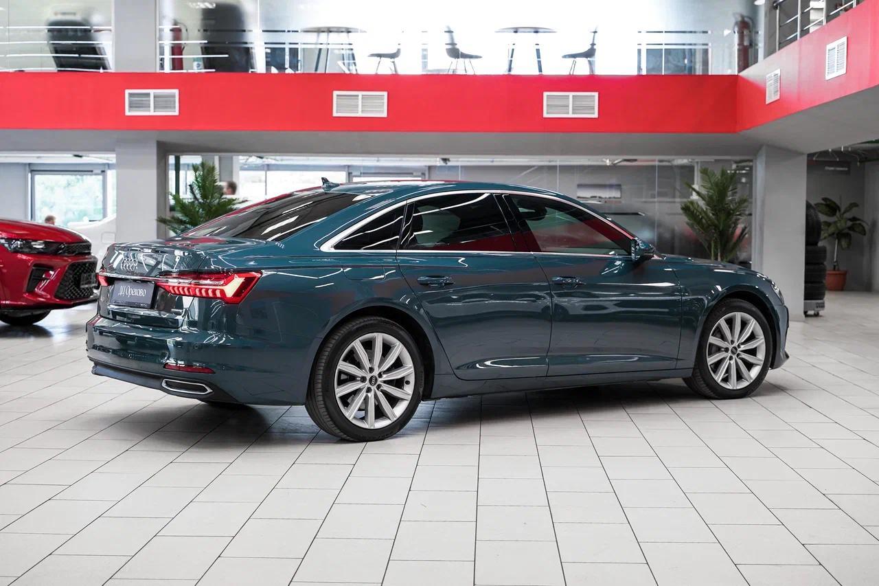 Audi A6 2021, зеленый, ДЦ Орехово