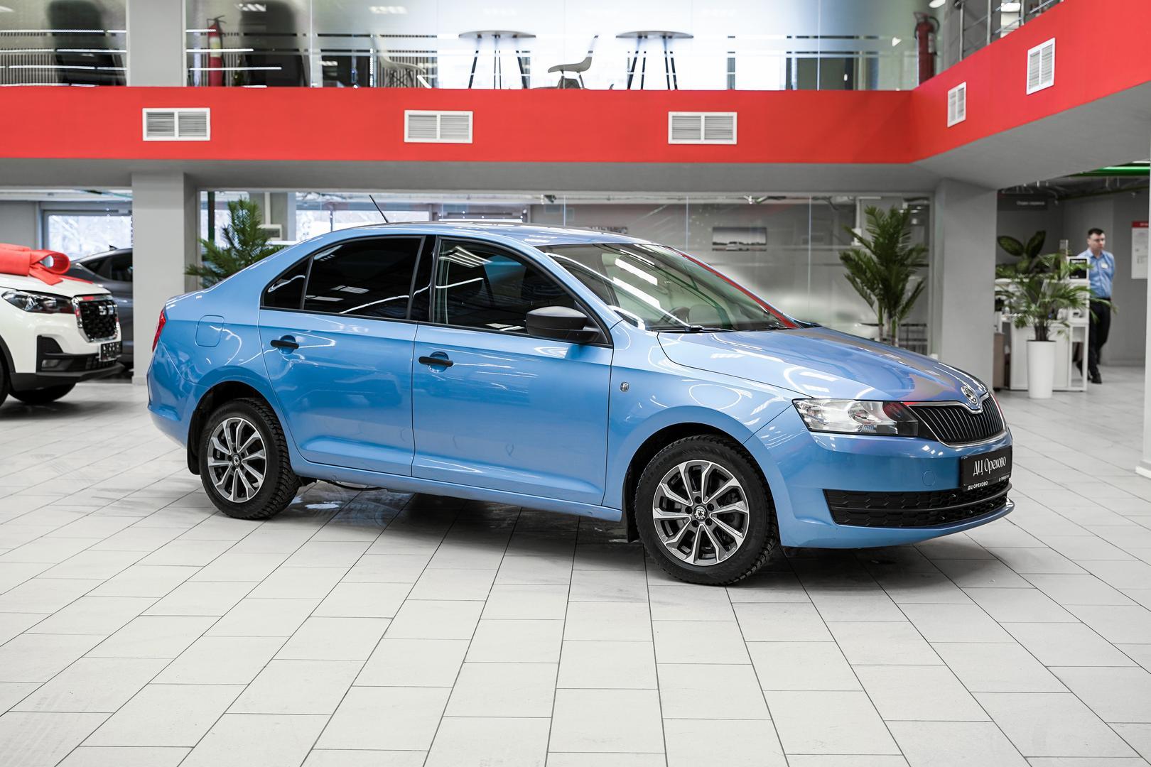 Skoda Rapid 2016, синий, ДЦ Орехово