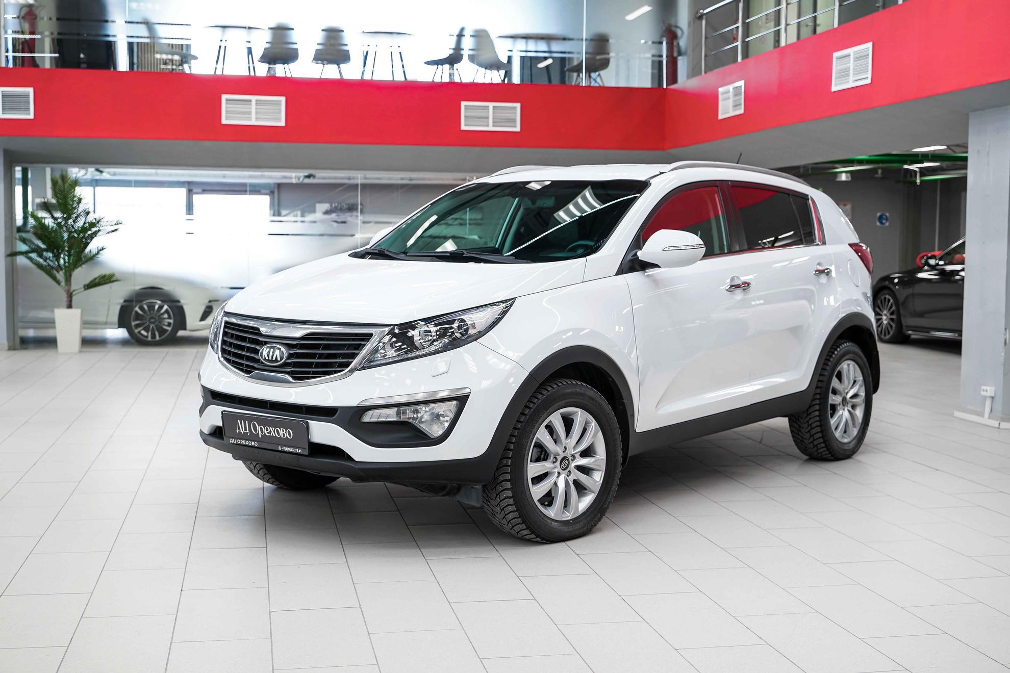 Kia Sportage 2013, белый, ДЦ Орехово
