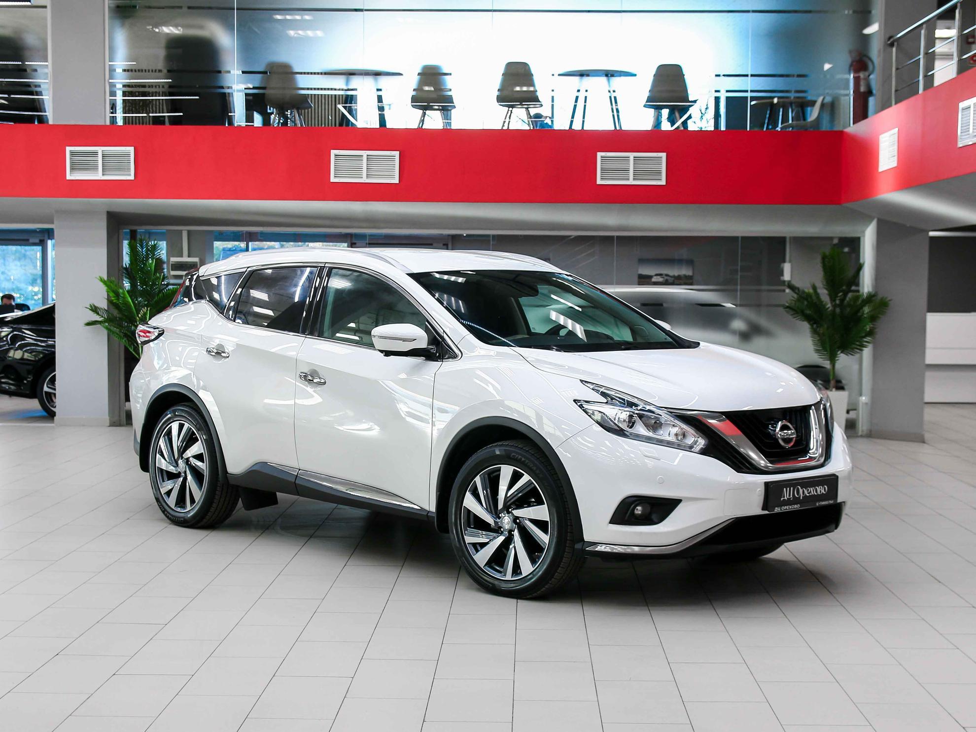 Nissan Murano 2017, белый, ДЦ Орехово