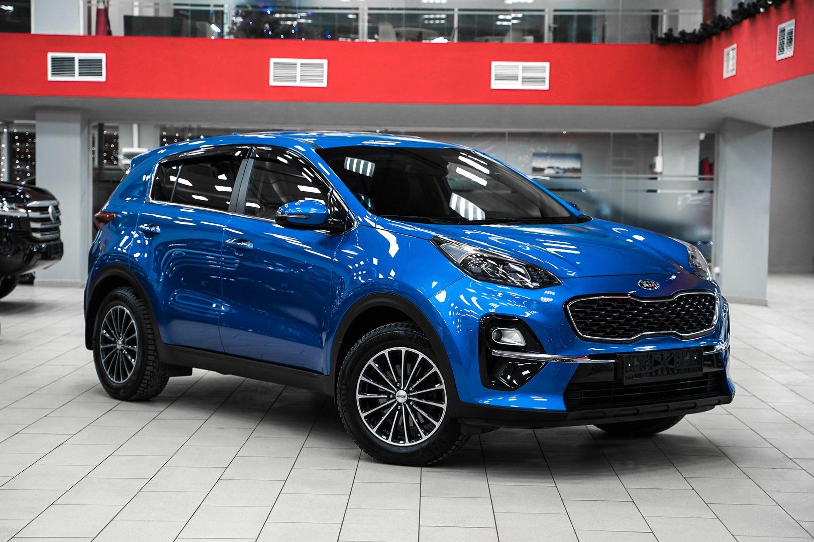 Kia Sportage 2020, синий, ДЦ Орехово