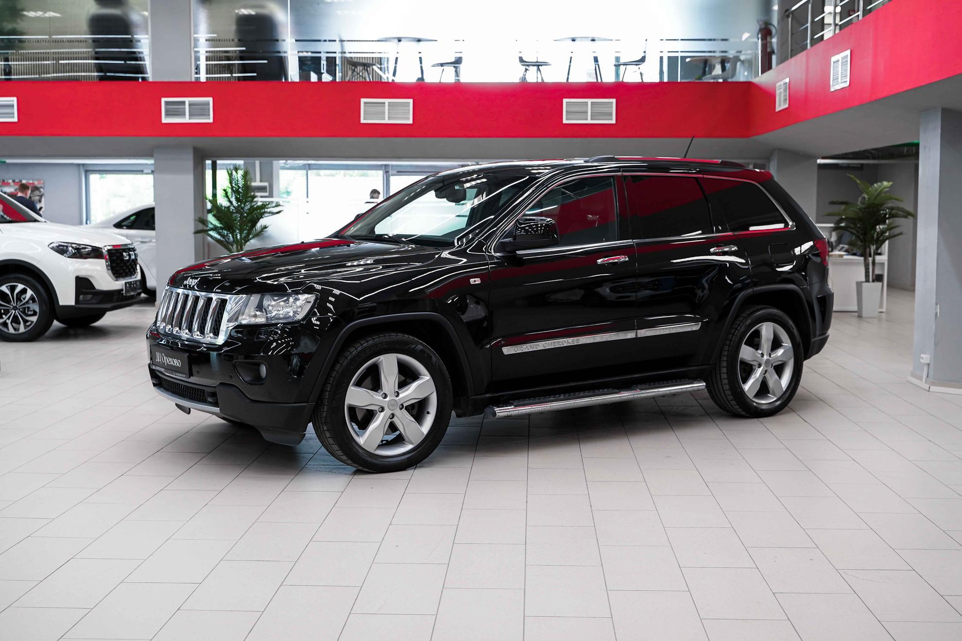 Jeep Grand Cherokee 2012, черный, ДЦ Орехово