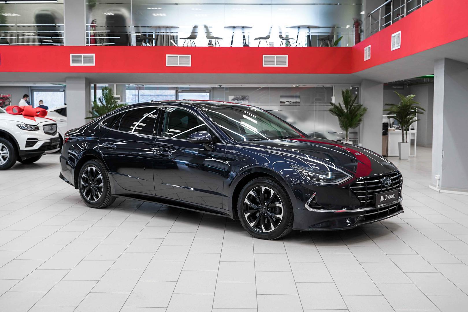 Hyundai Sonata 2019, синий, ДЦ Орехово