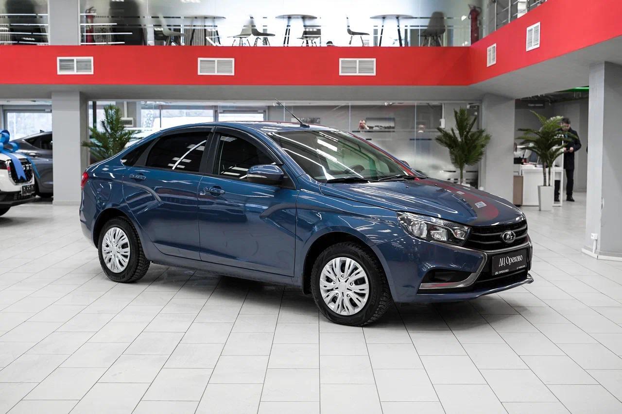 LADA (ВАЗ) Vesta 2017, синий, ДЦ Орехово