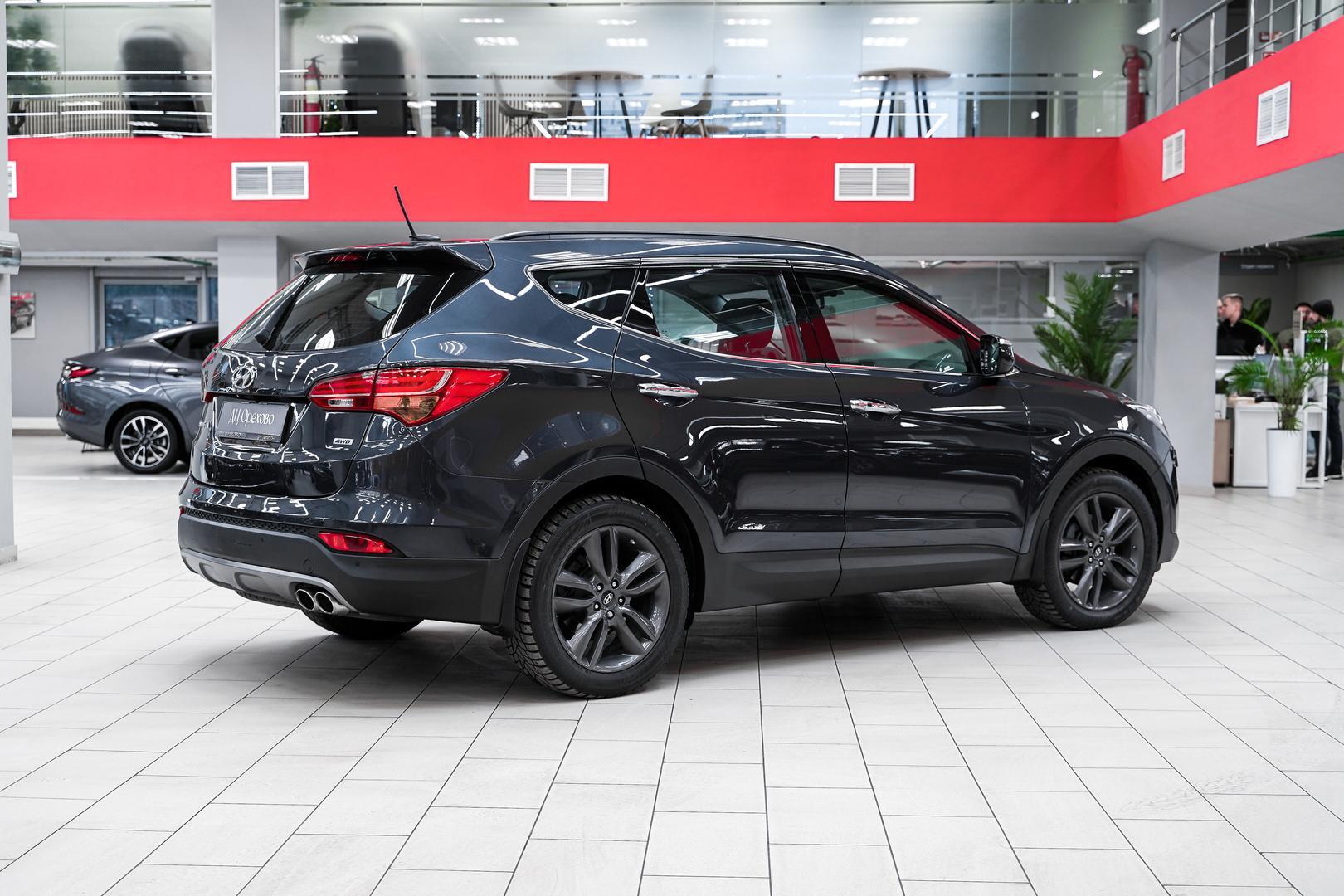 Hyundai Santa Fe 2013, синий, ДЦ Орехово