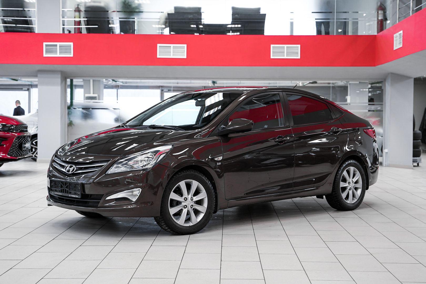 Hyundai Solaris 2014, коричневый, ДЦ Орехово
