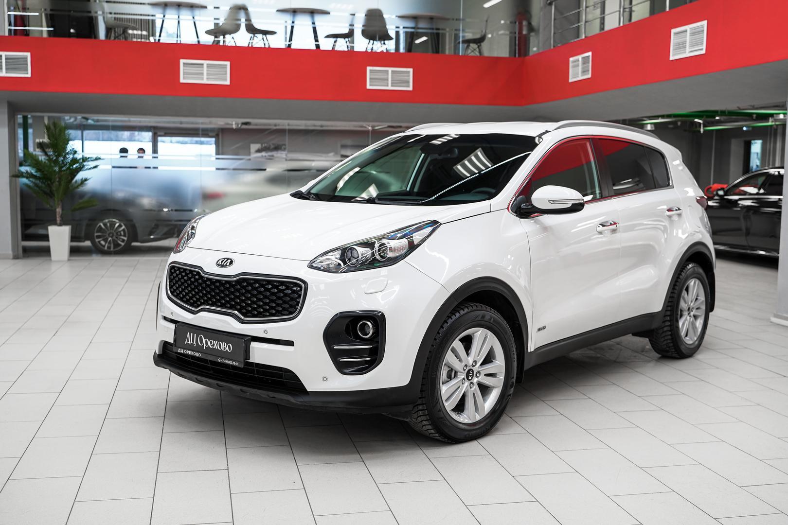 Kia Sportage 2017, белый, ДЦ Орехово
