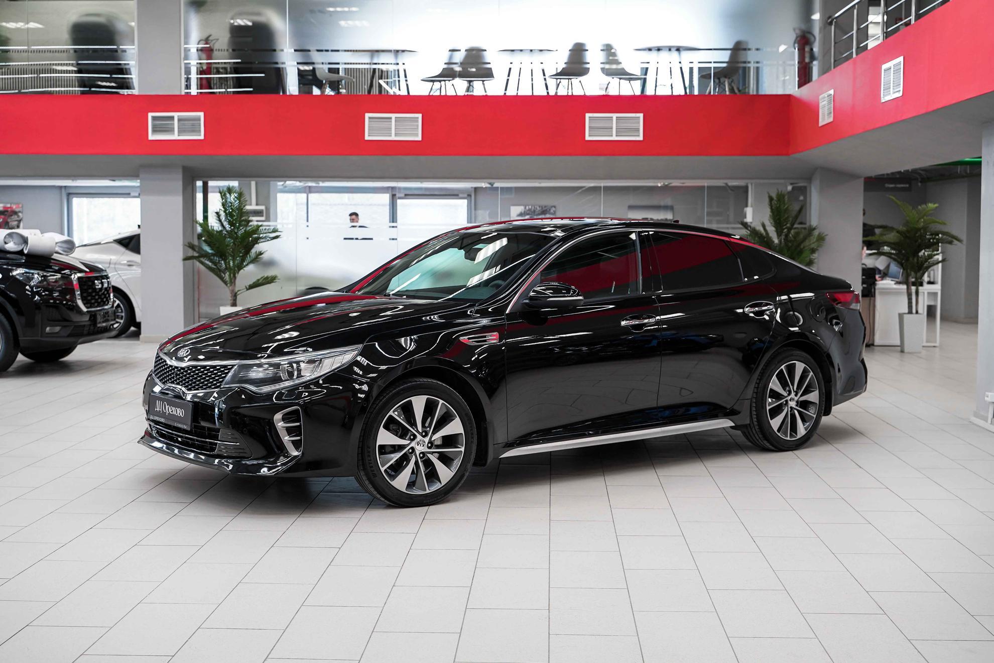 Kia Optima 2016, черный, ДЦ Орехово