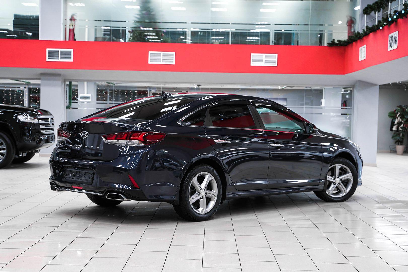 Hyundai Sonata 2018, синий, ДЦ Орехово