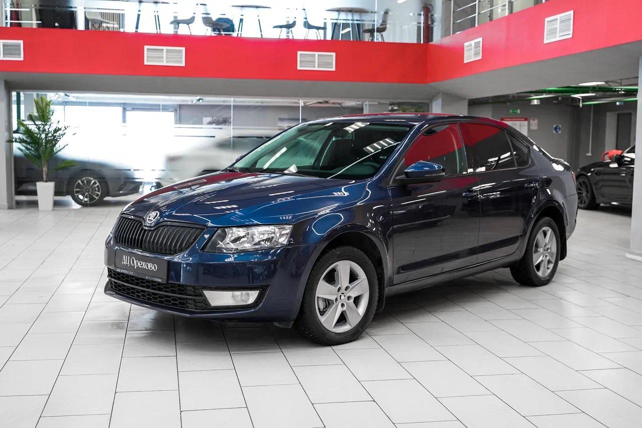 Skoda Octavia 2014, синий, ДЦ Орехово