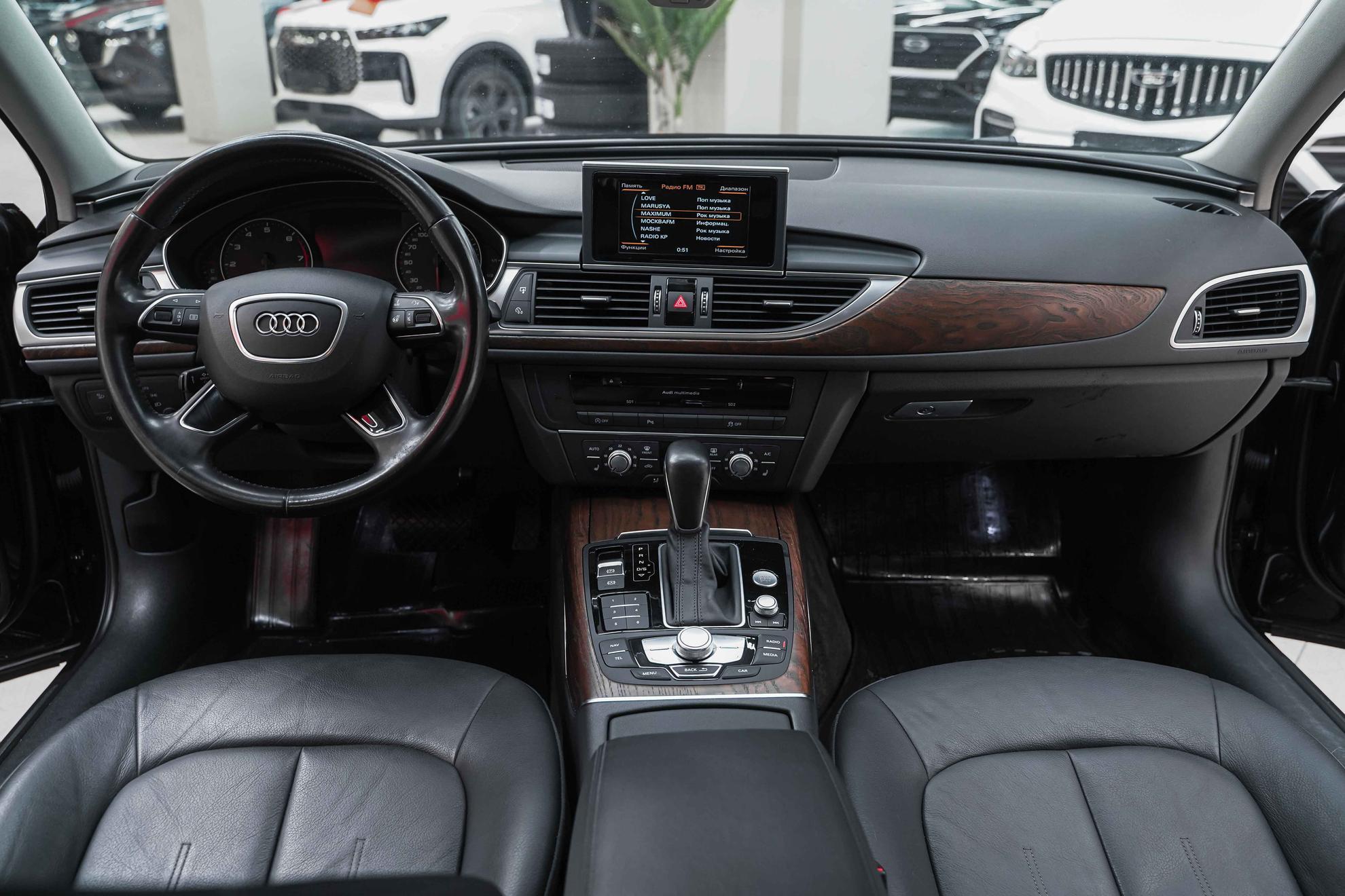 Audi A6 2015, черный, ДЦ Орехово