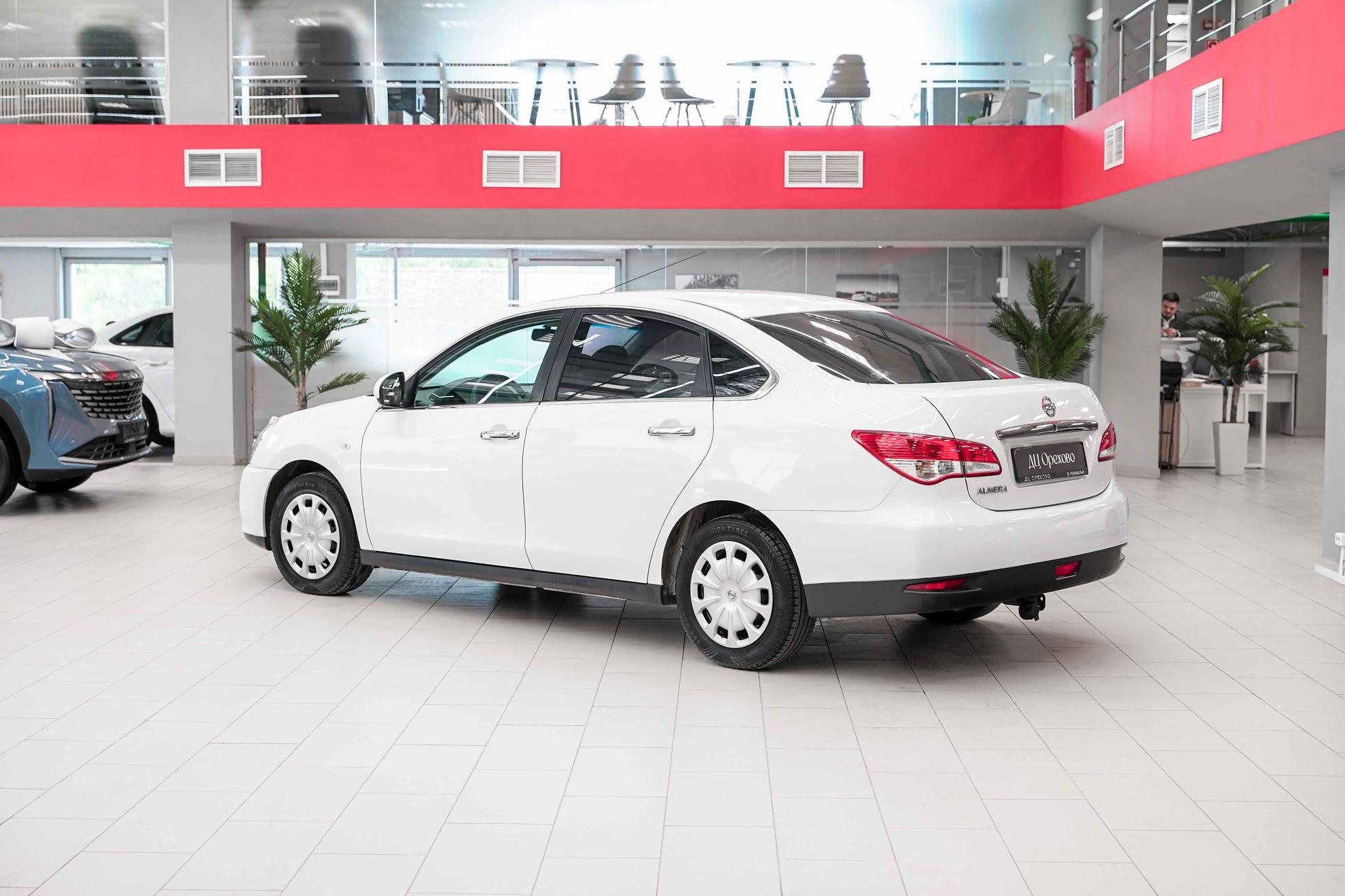 Nissan Almera 2018, белый, ДЦ Орехово