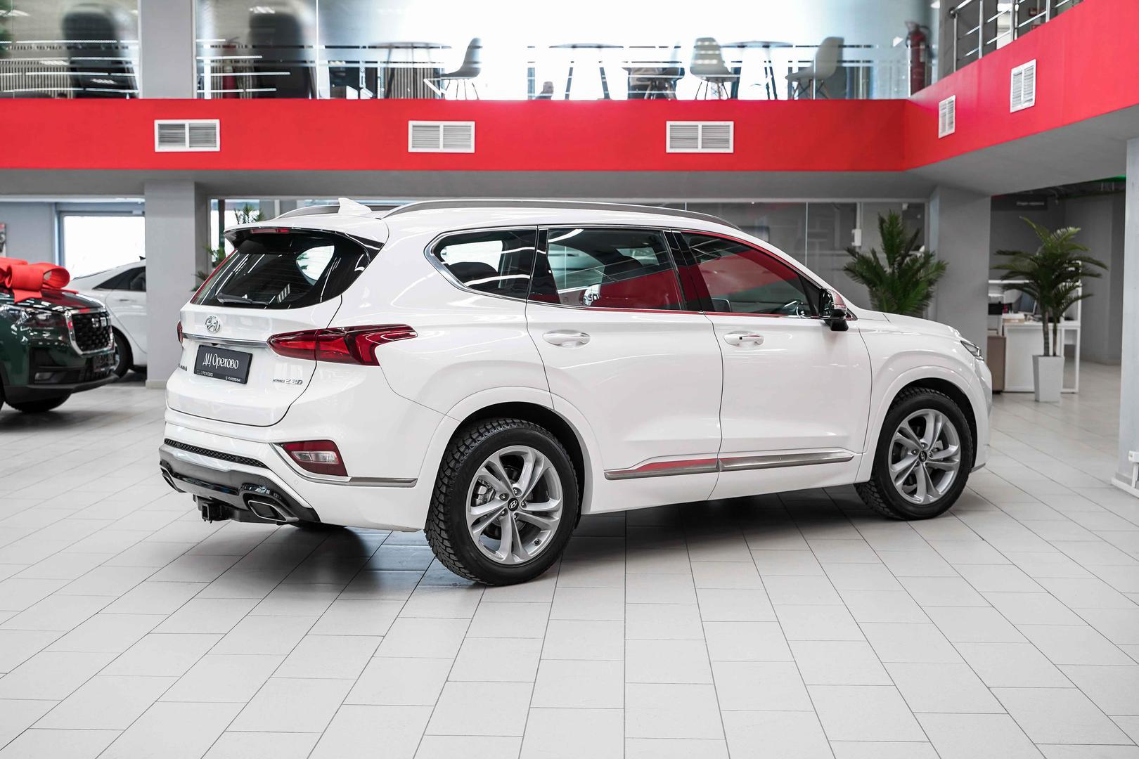 Hyundai Santa Fe 2018, белый, ДЦ Орехово
