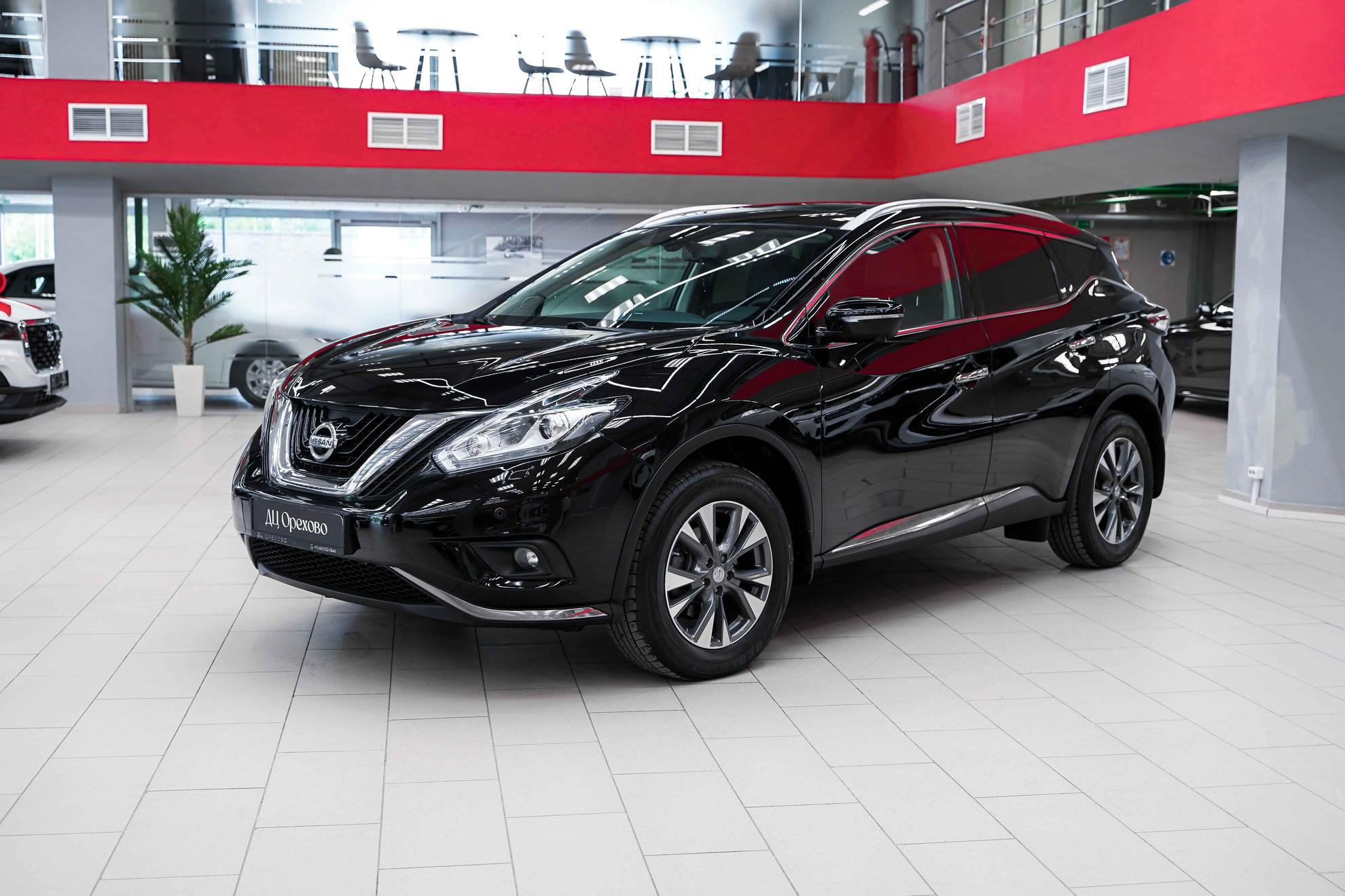 Nissan Murano 2017, черный, ДЦ Орехово