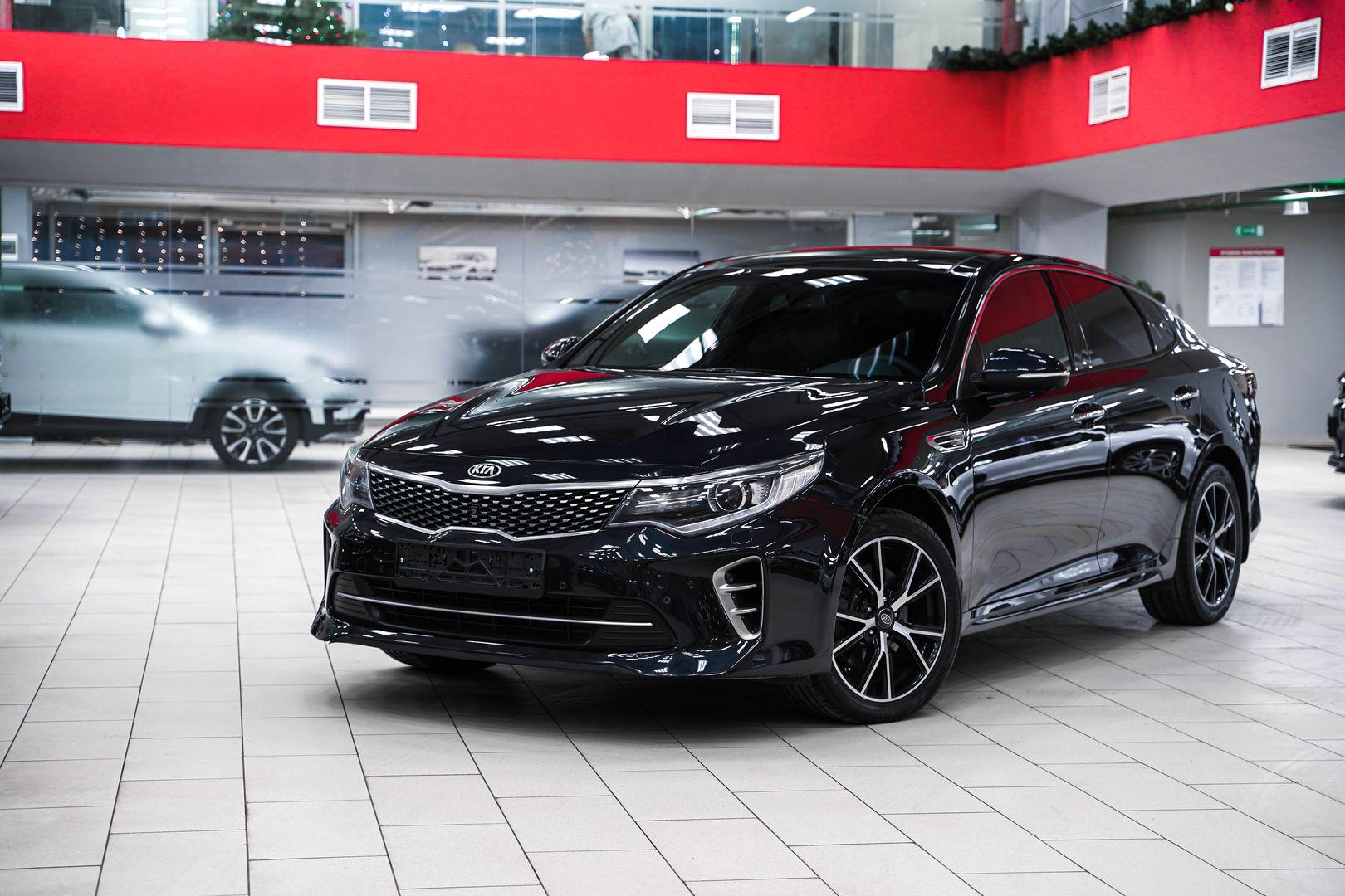 Kia Optima 2016, синий, ДЦ Орехово