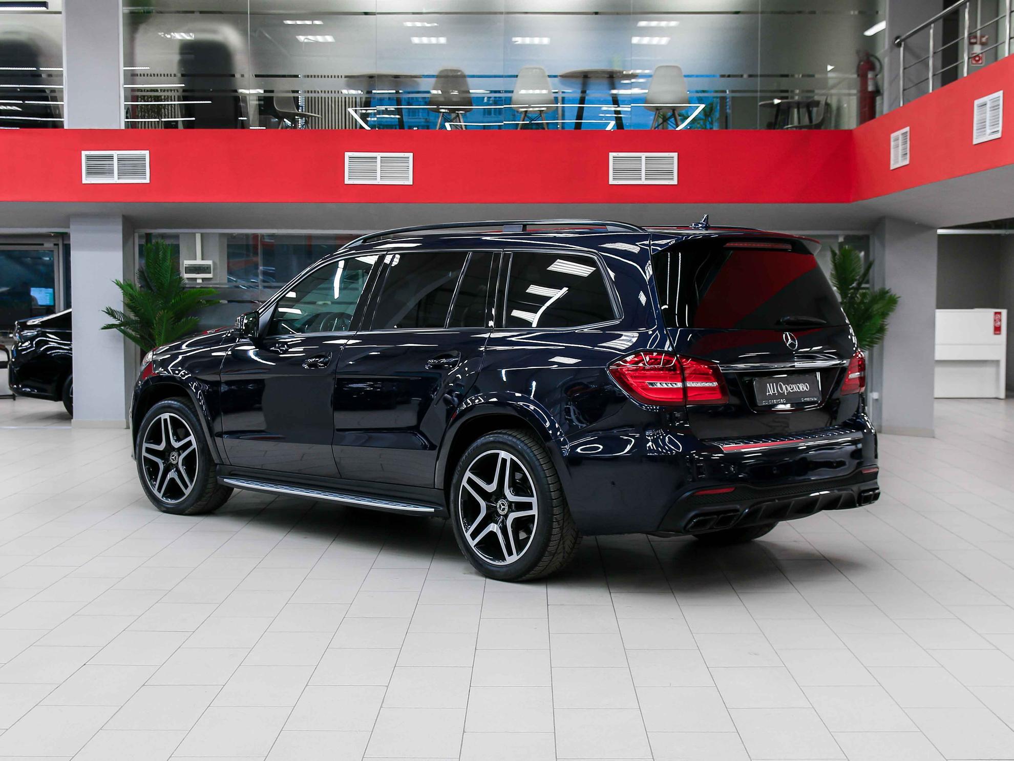 Mercedes-Benz GLS 2017, синий, ДЦ Орехово