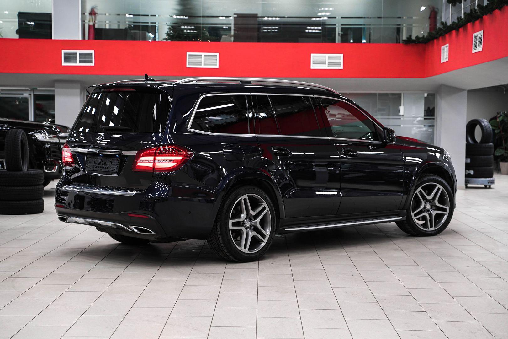 Mercedes-Benz GLS 2016, синий, ДЦ Орехово