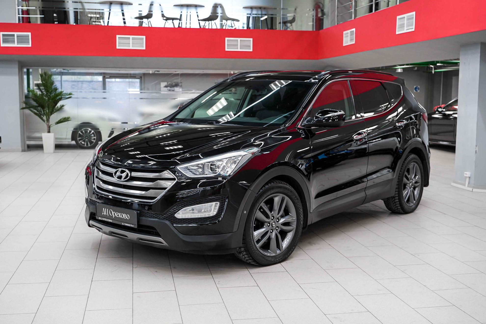 Hyundai Santa Fe 2012, черный, ДЦ Орехово
