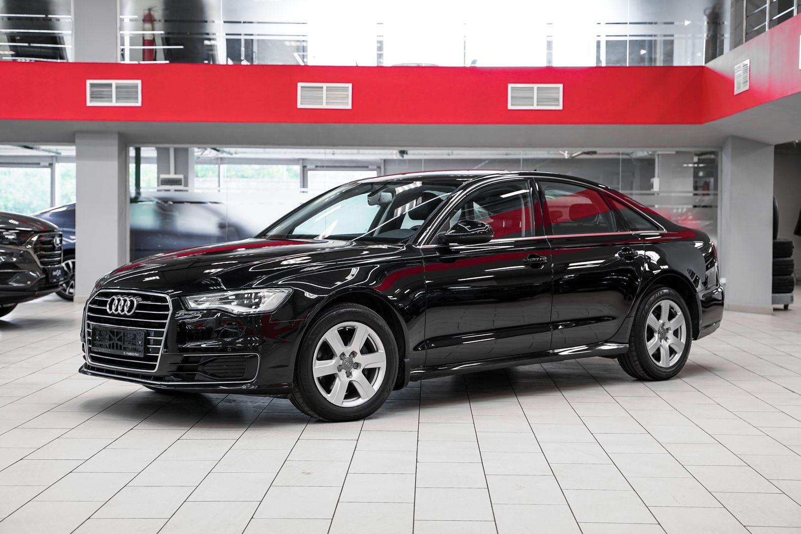 Audi A6 2015, черный, ДЦ Орехово