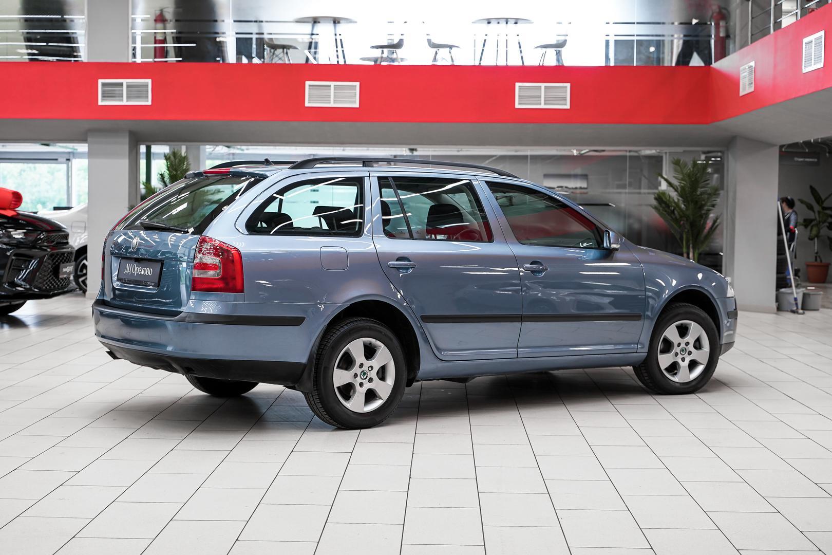 Skoda Octavia 2008, синий, ДЦ Орехово