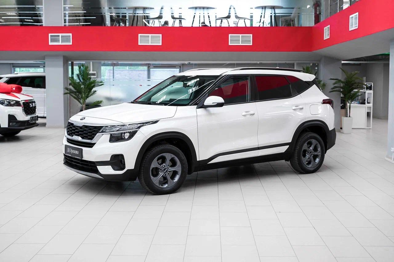 Kia Seltos 2021, белый, ДЦ Орехово