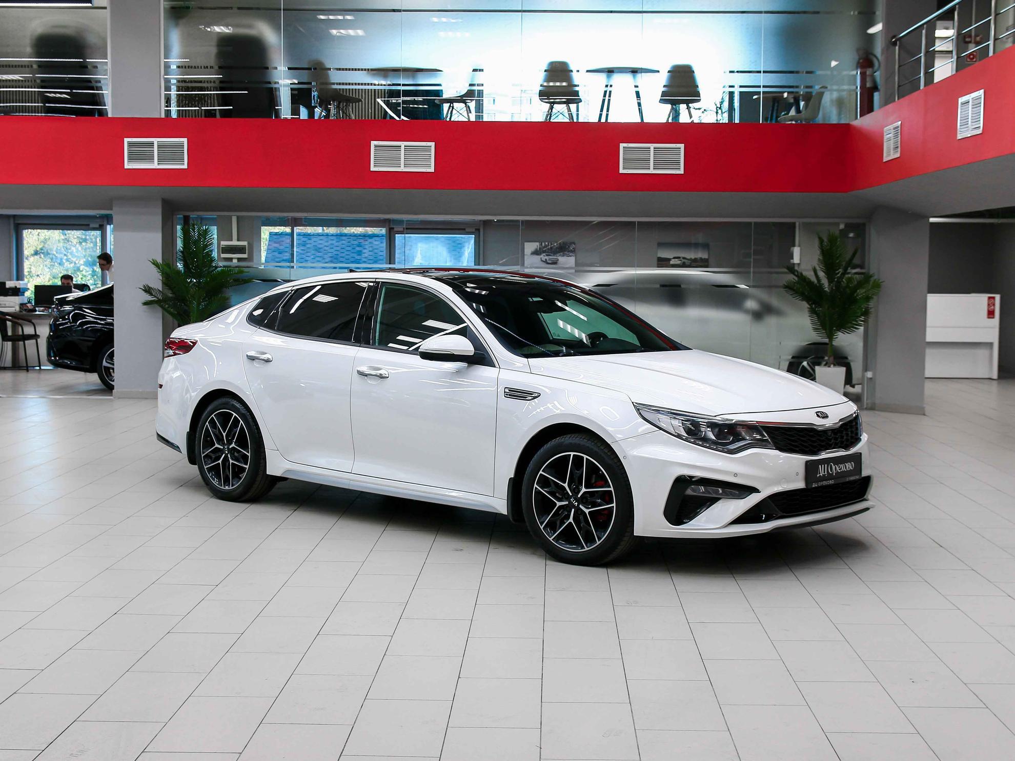 Kia Optima 2019, белый, ДЦ Орехово