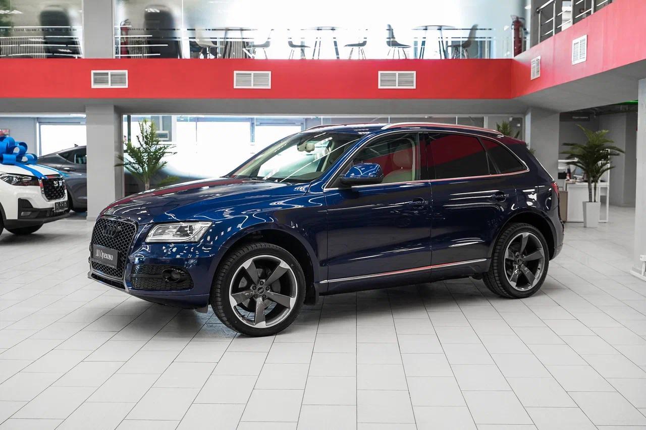 Audi Q5 2014, синий, ДЦ Орехово