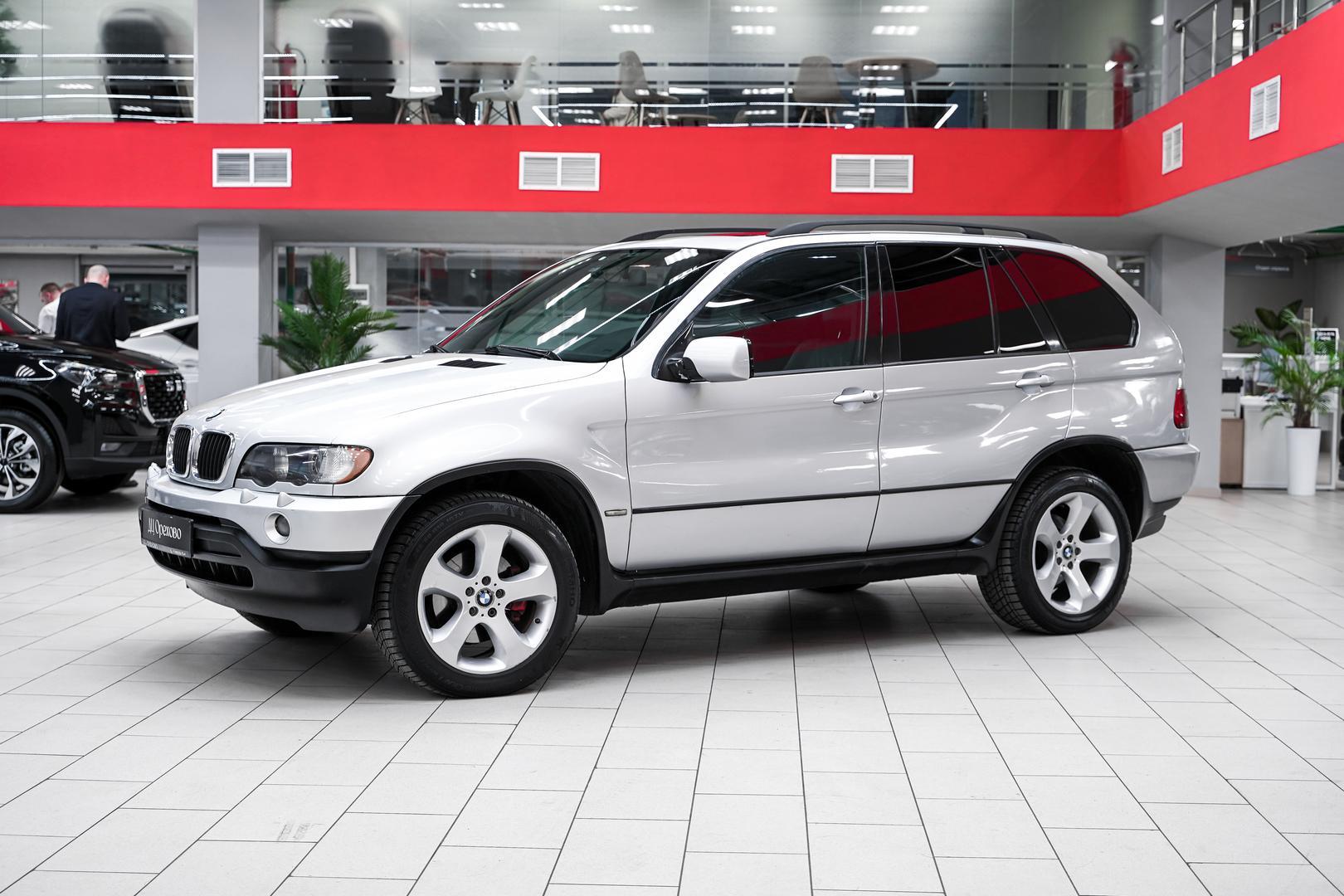 BMW X5 2002, серебряный, ДЦ Орехово