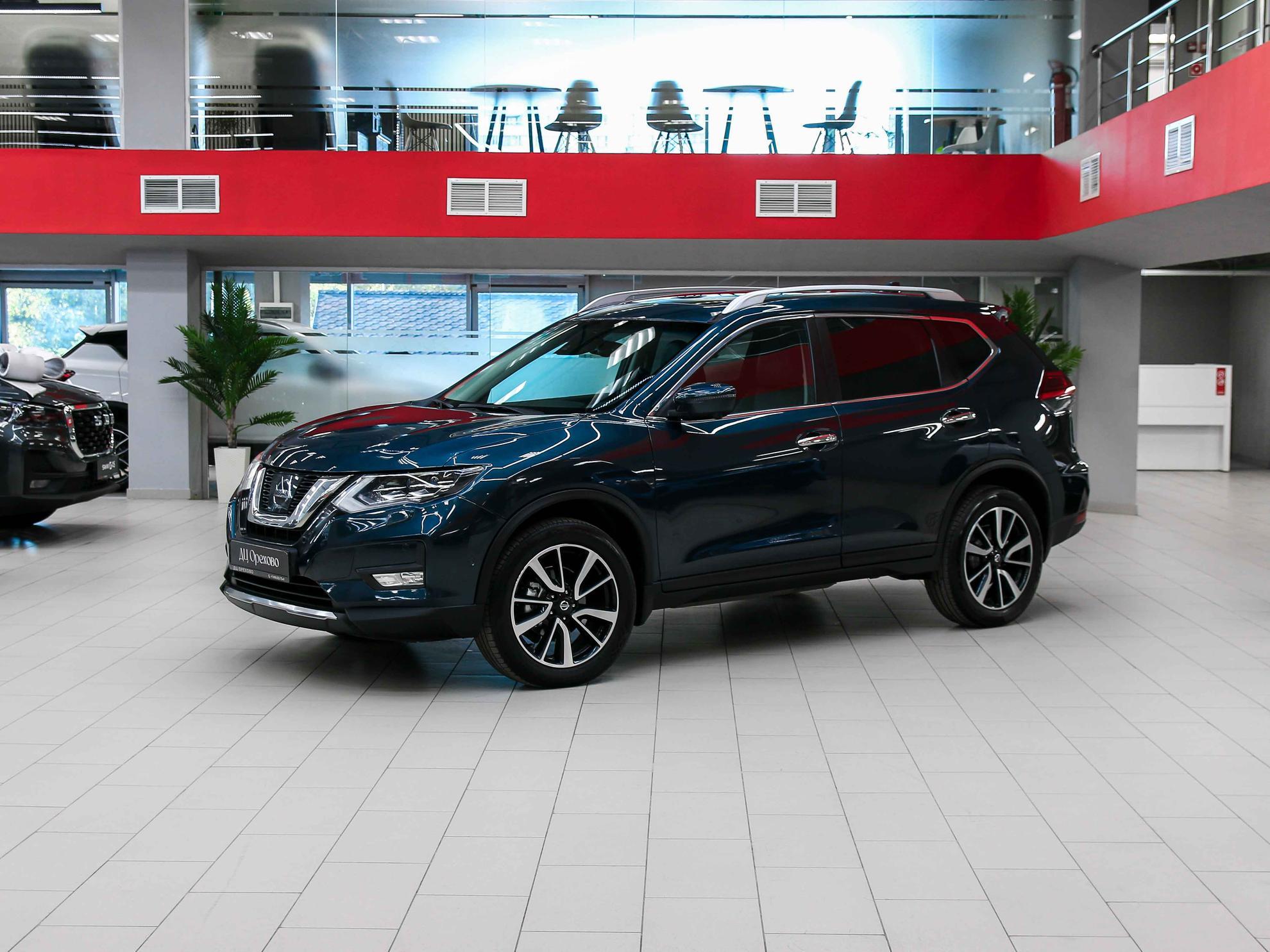 Nissan X-Trail 2019, синий, ДЦ Орехово