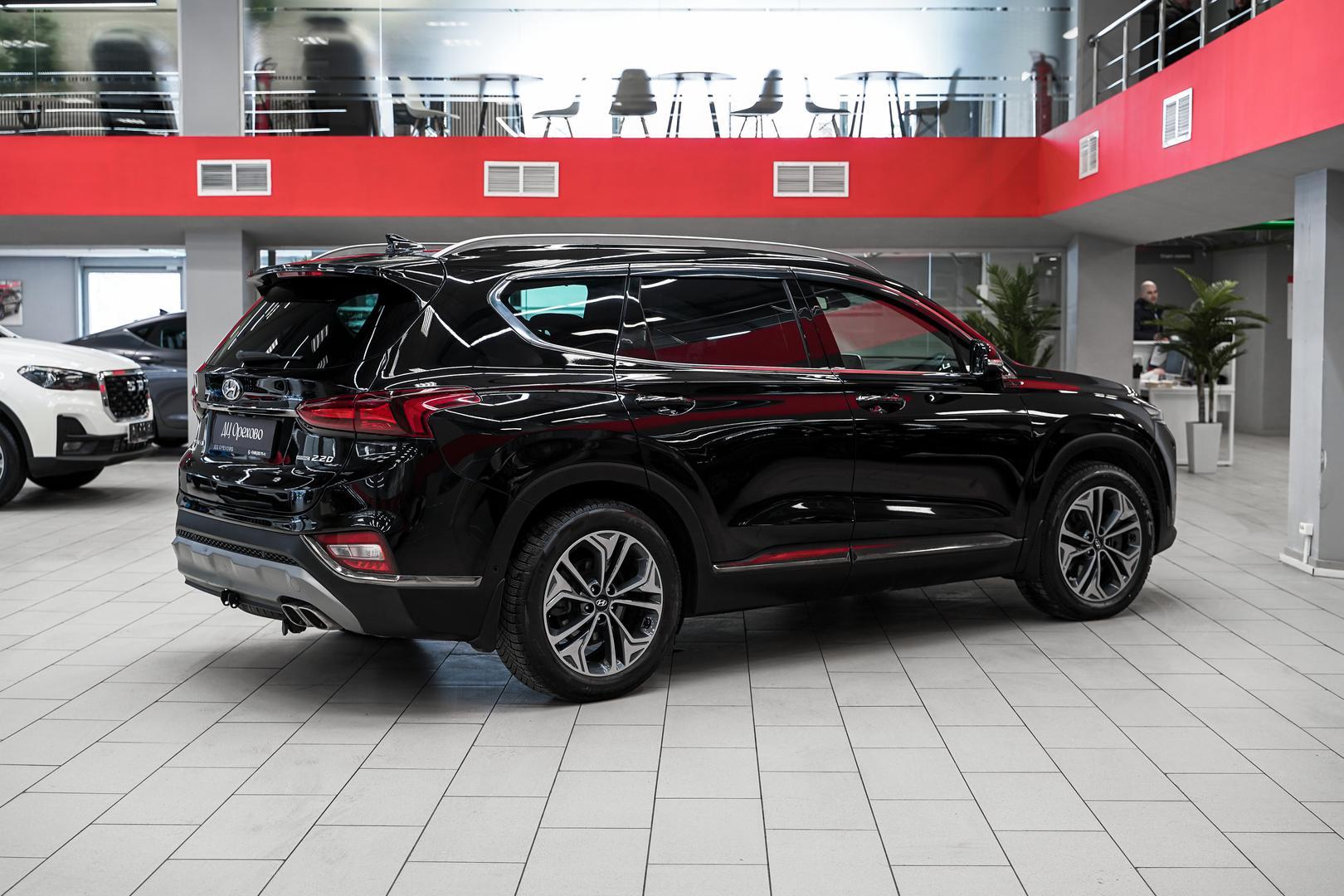Hyundai Santa Fe 2019, черный, ДЦ Орехово