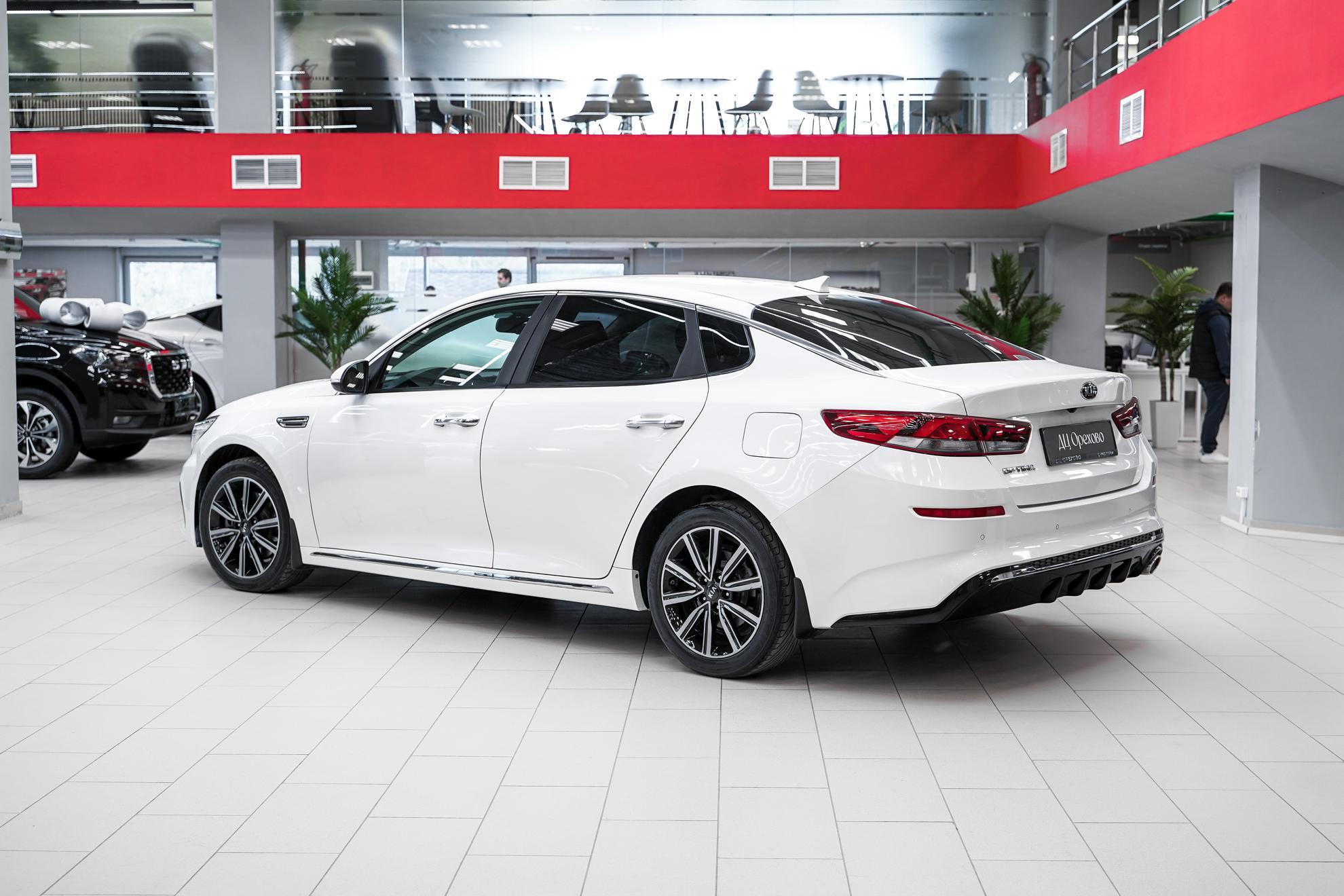 Kia Optima 2018, белый, ДЦ Орехово