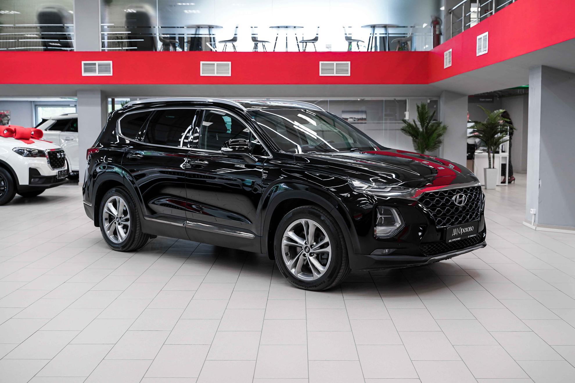 Hyundai Santa Fe 2019, черный, ДЦ Орехово