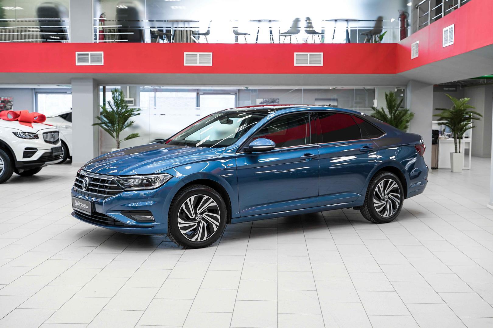Volkswagen Jetta 2021, синий, ДЦ Орехово