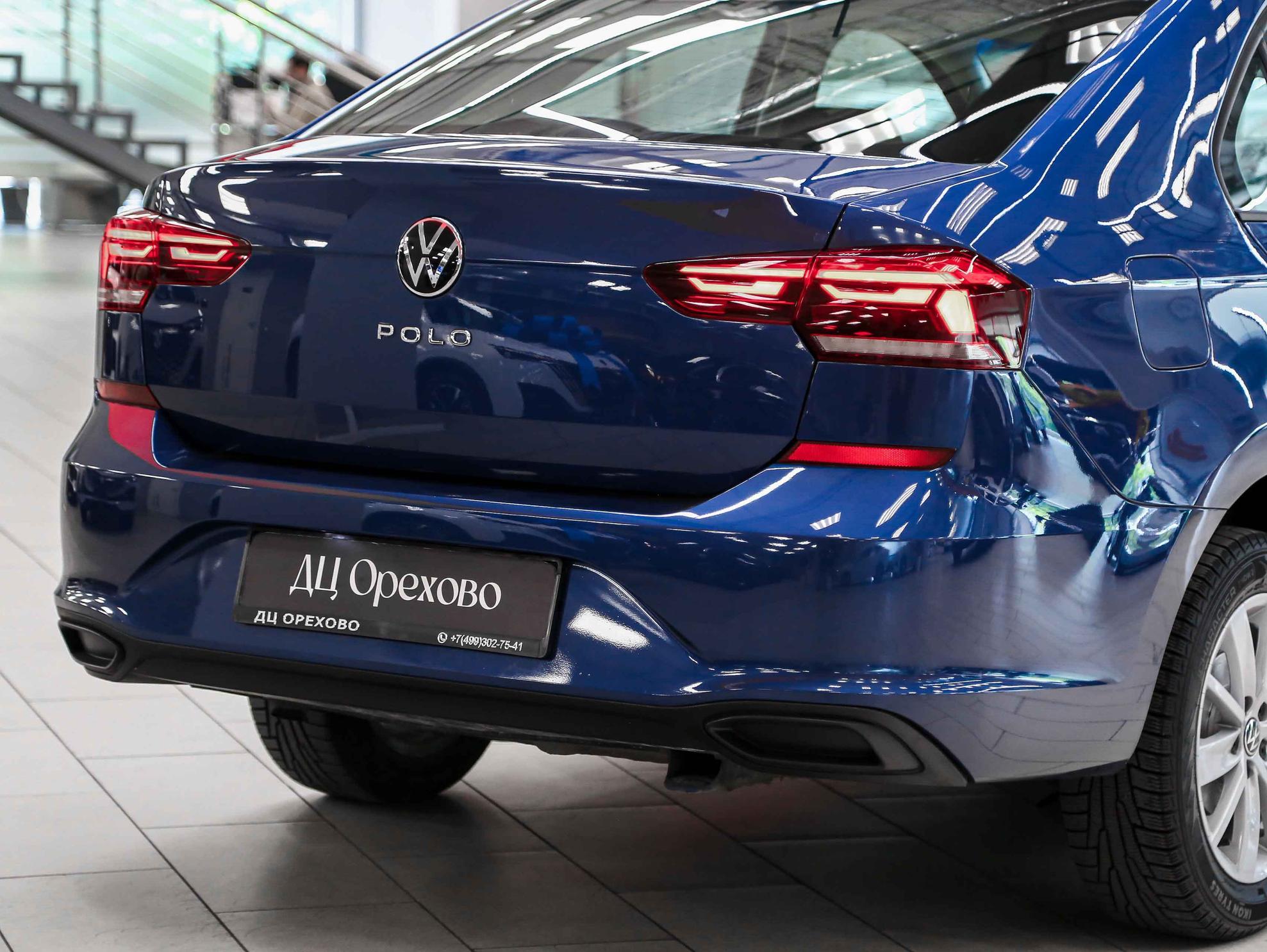 Volkswagen Polo 2020, синий, ДЦ Орехово