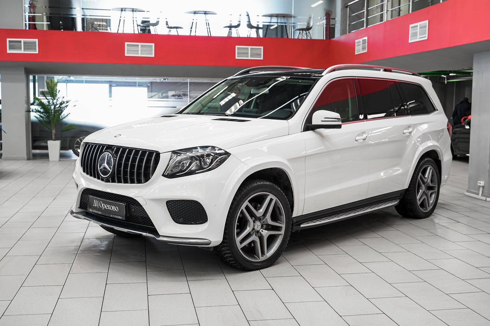 Mercedes-Benz GLS 2016, белый, ДЦ Орехово