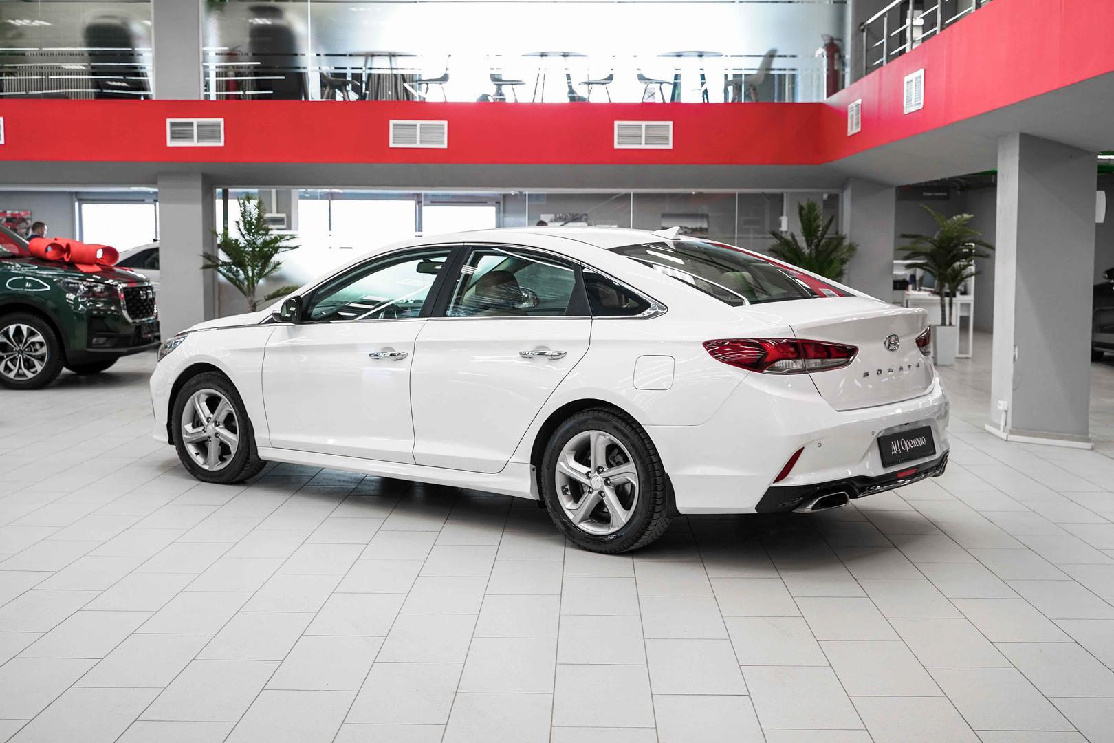 Hyundai Sonata 2019, белый, ДЦ Орехово