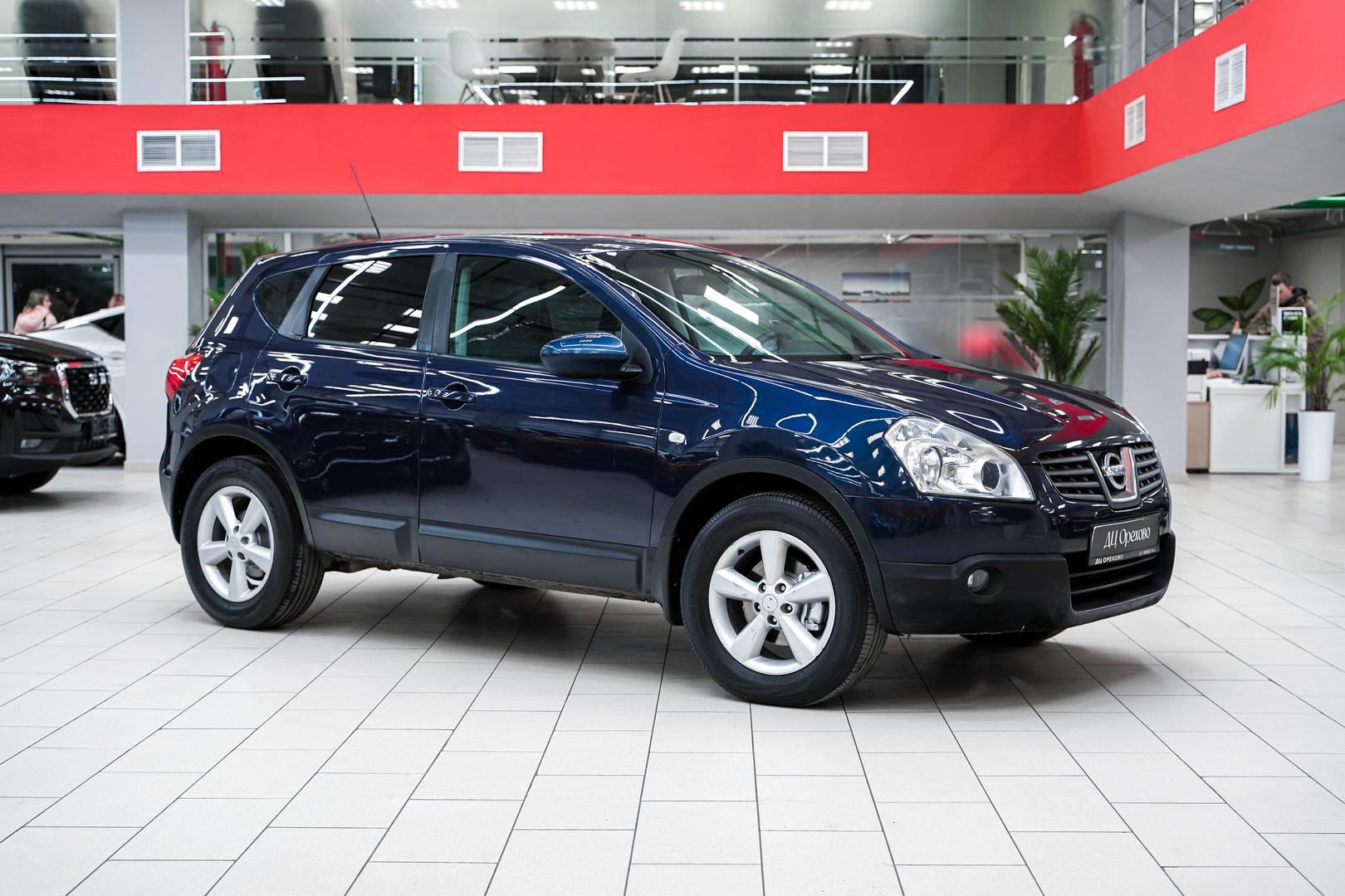 Nissan Qashqai 2008, синий, ДЦ Орехово