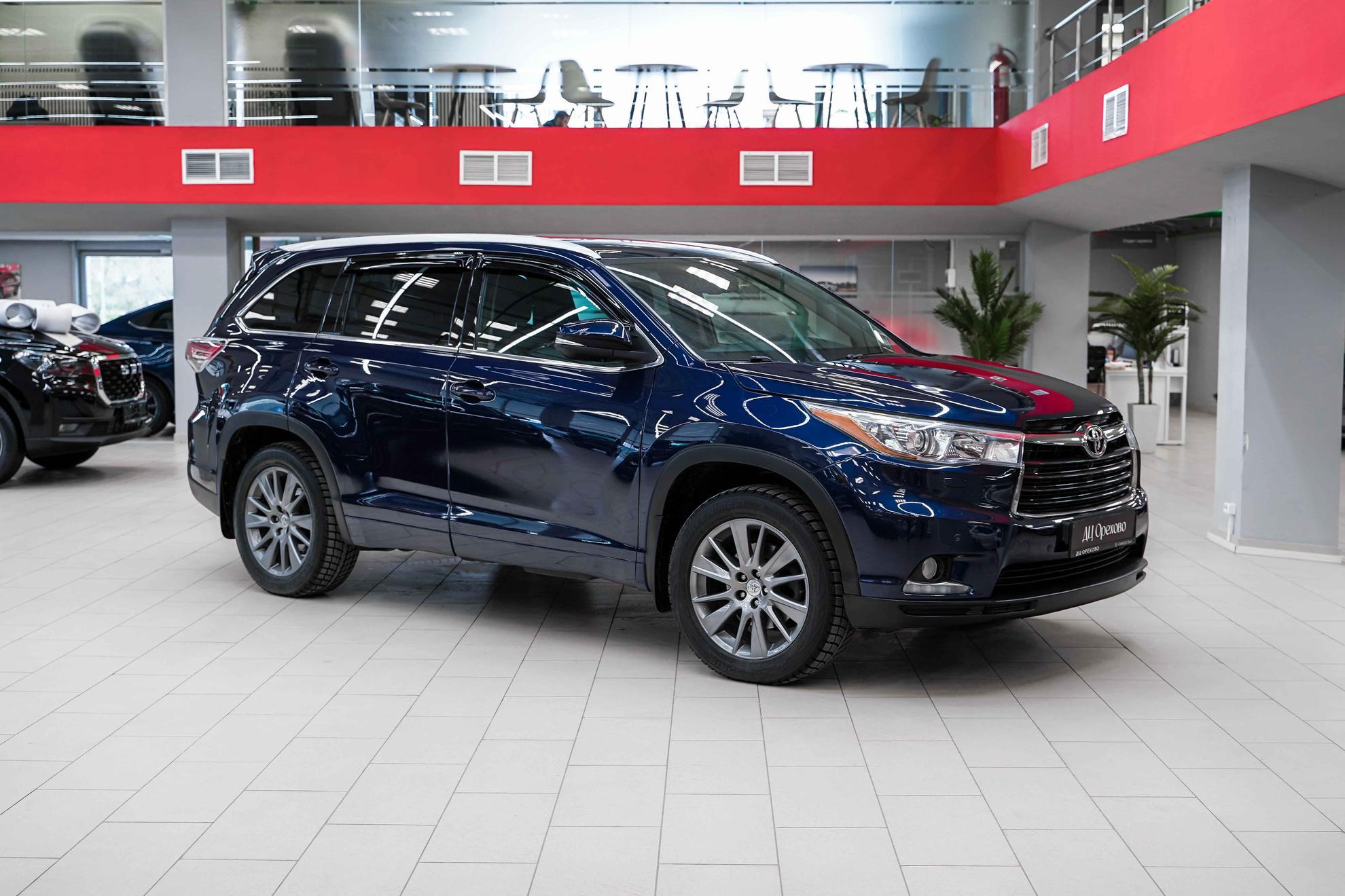 Toyota Highlander 2014, синий, ДЦ Орехово