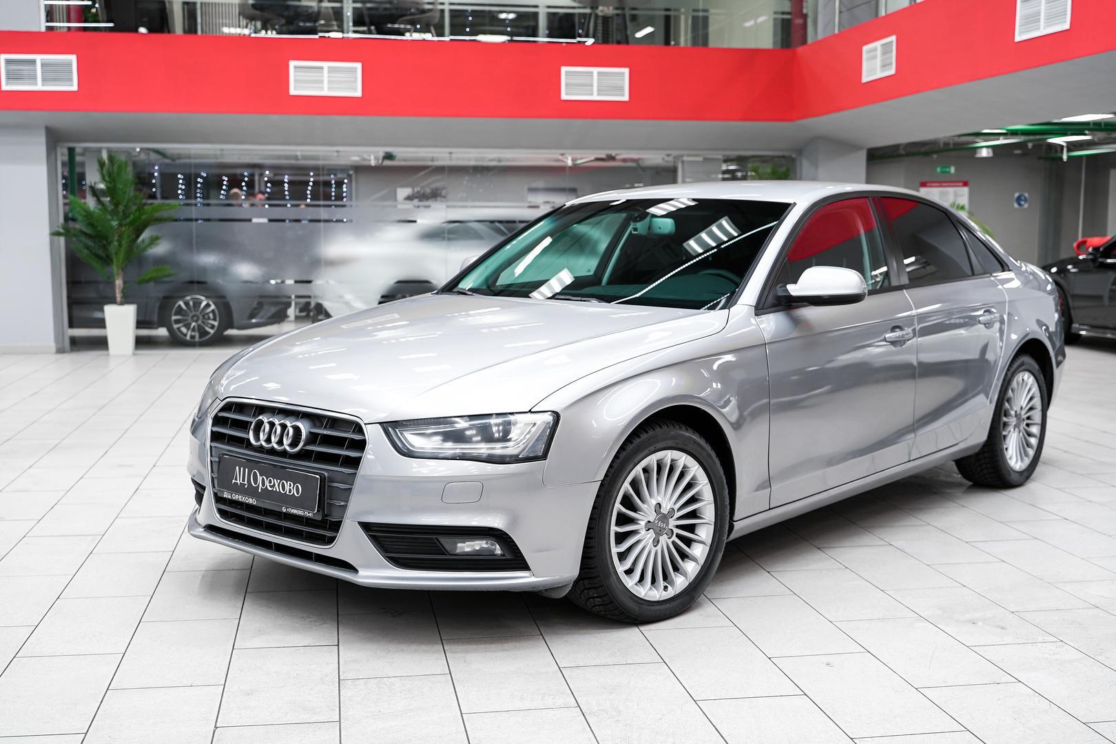 Audi A4 2014, серебряный, ДЦ Орехово